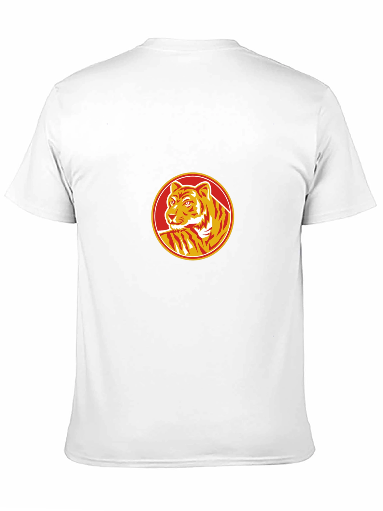 Tiger Circle Graphic Black T-Shirt