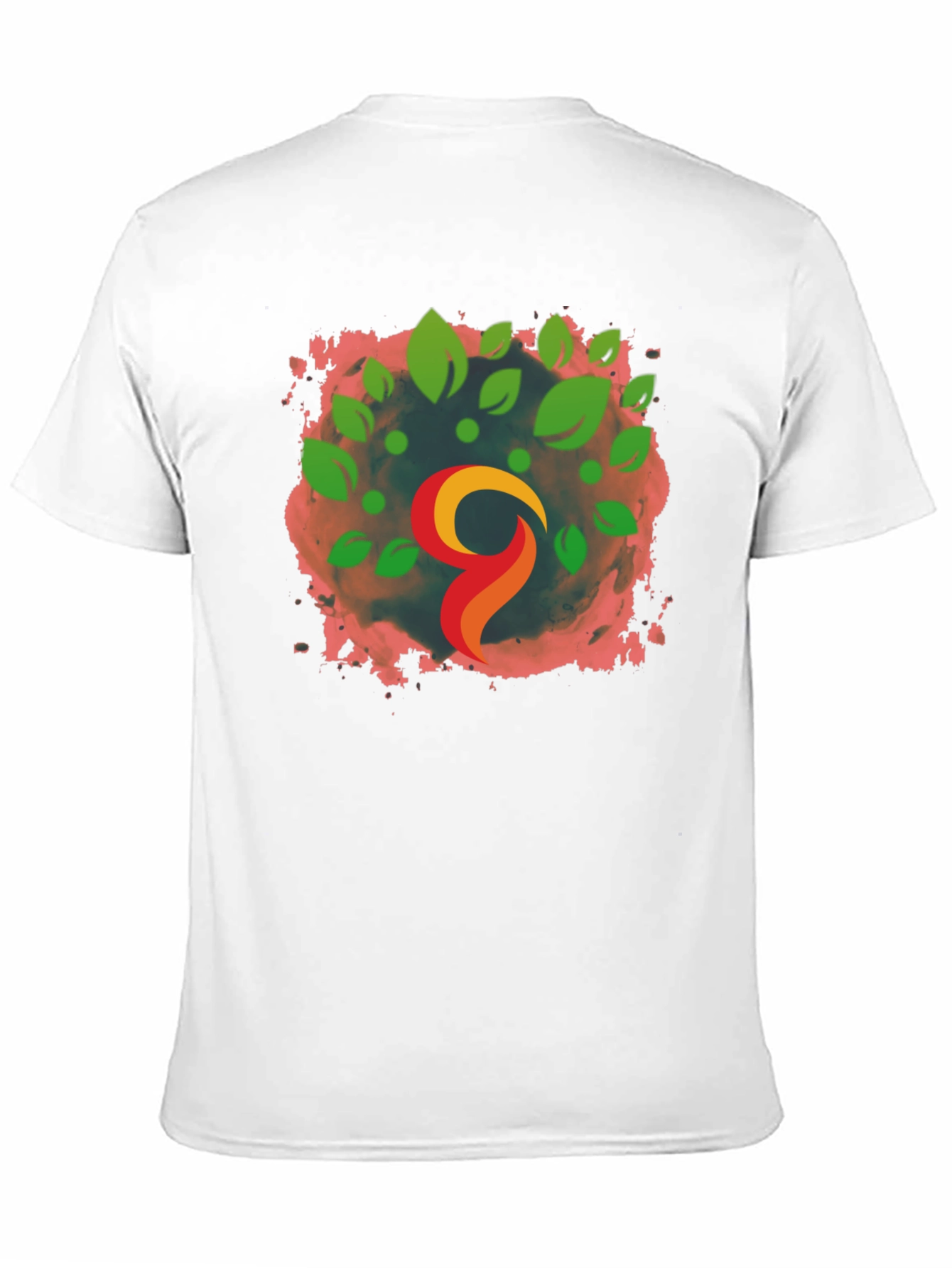 Natures Flame Black Tee - Artistic Comfort