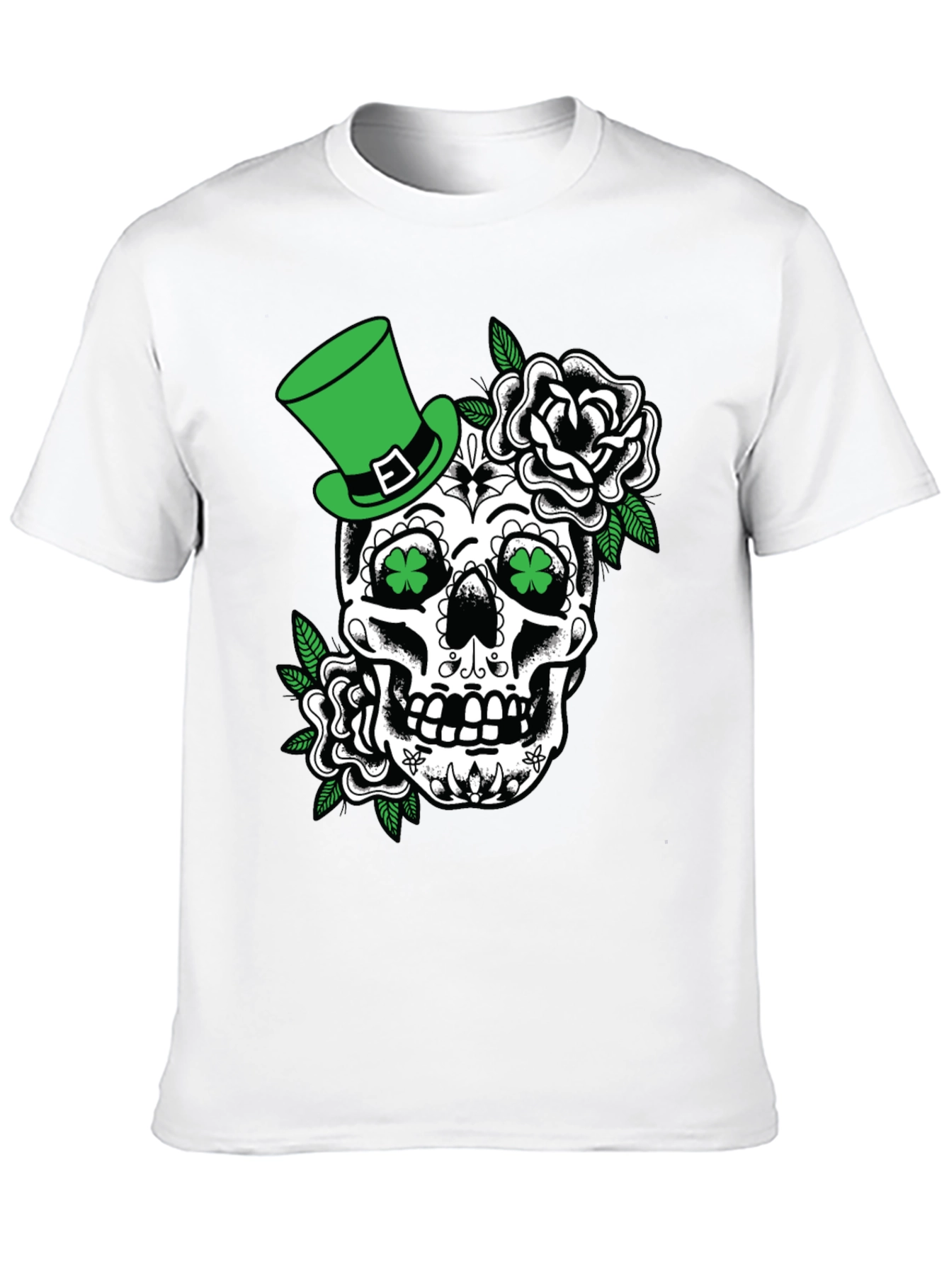 St. Patricks Day Skull T-Shirt