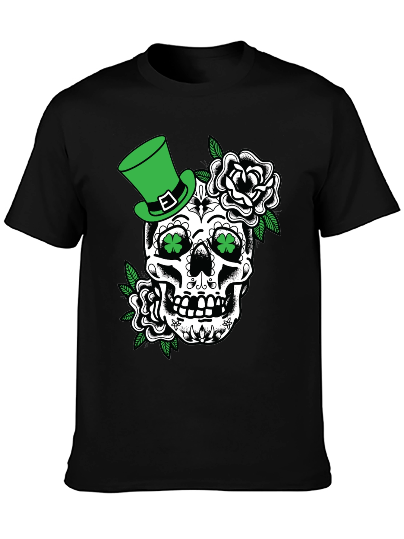 St. Patricks Day Skull T-Shirt