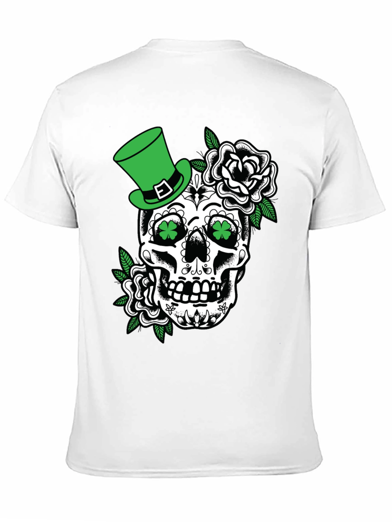 St. Patricks Day Skull T-Shirt