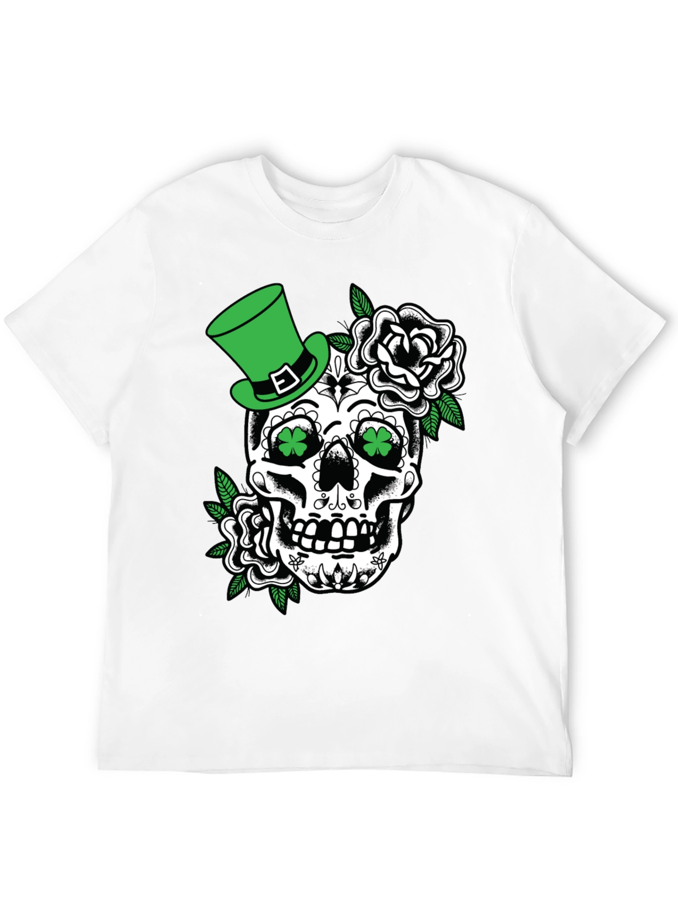 St. Patricks Day Skull T-Shirt