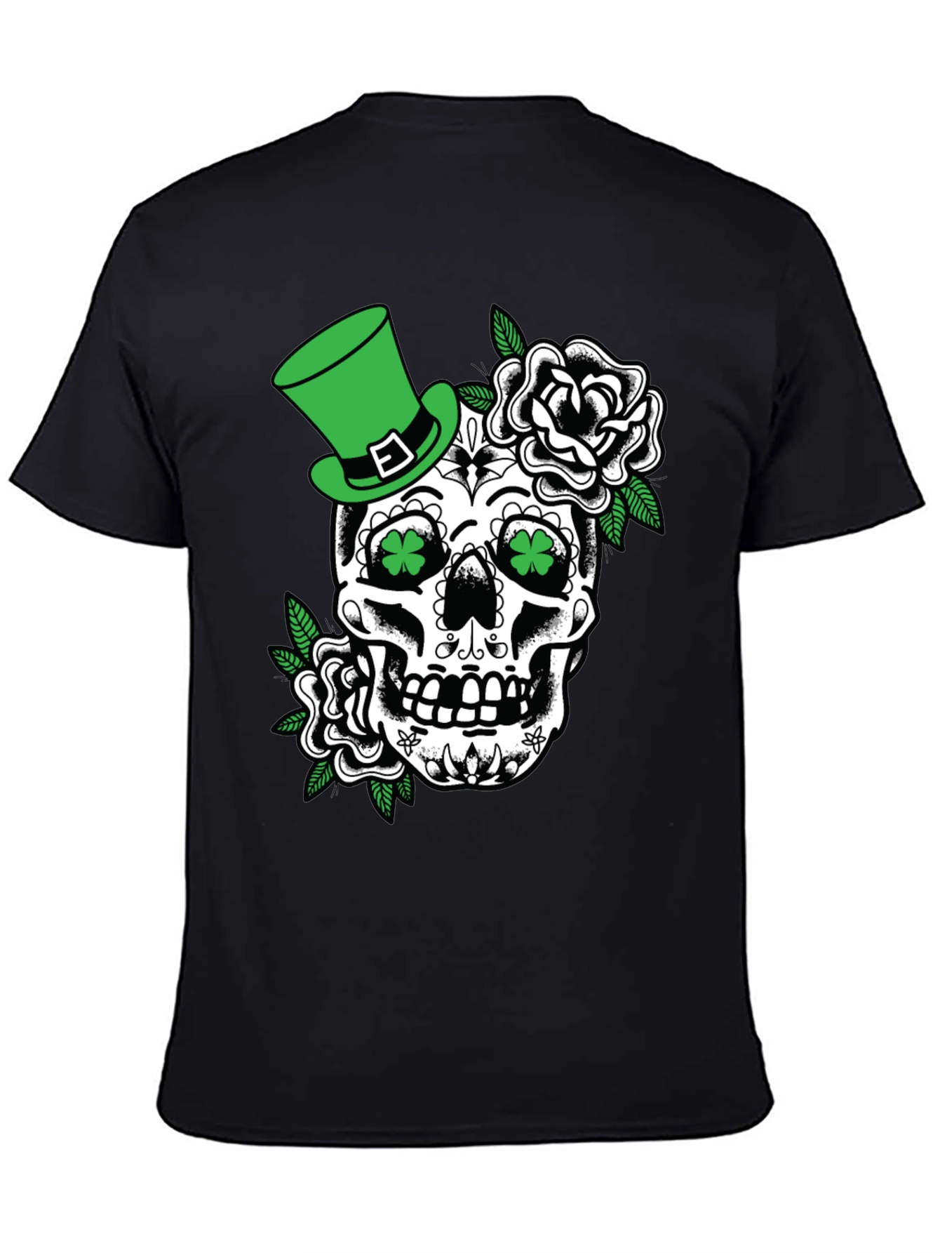 St. Patricks Day Skull T-Shirt