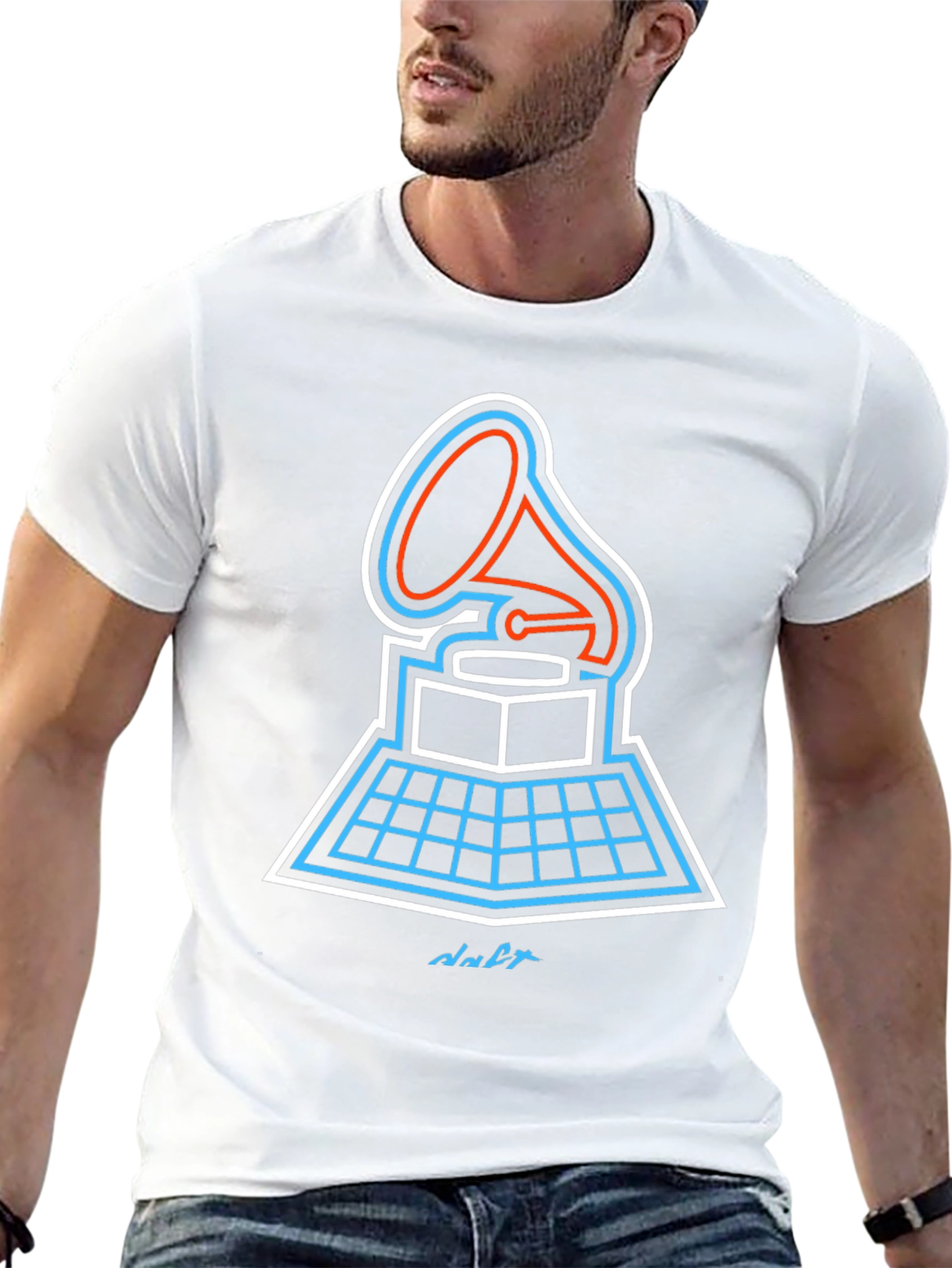 Retro Gramophone T-Shirt - Cool Music Lover Tee