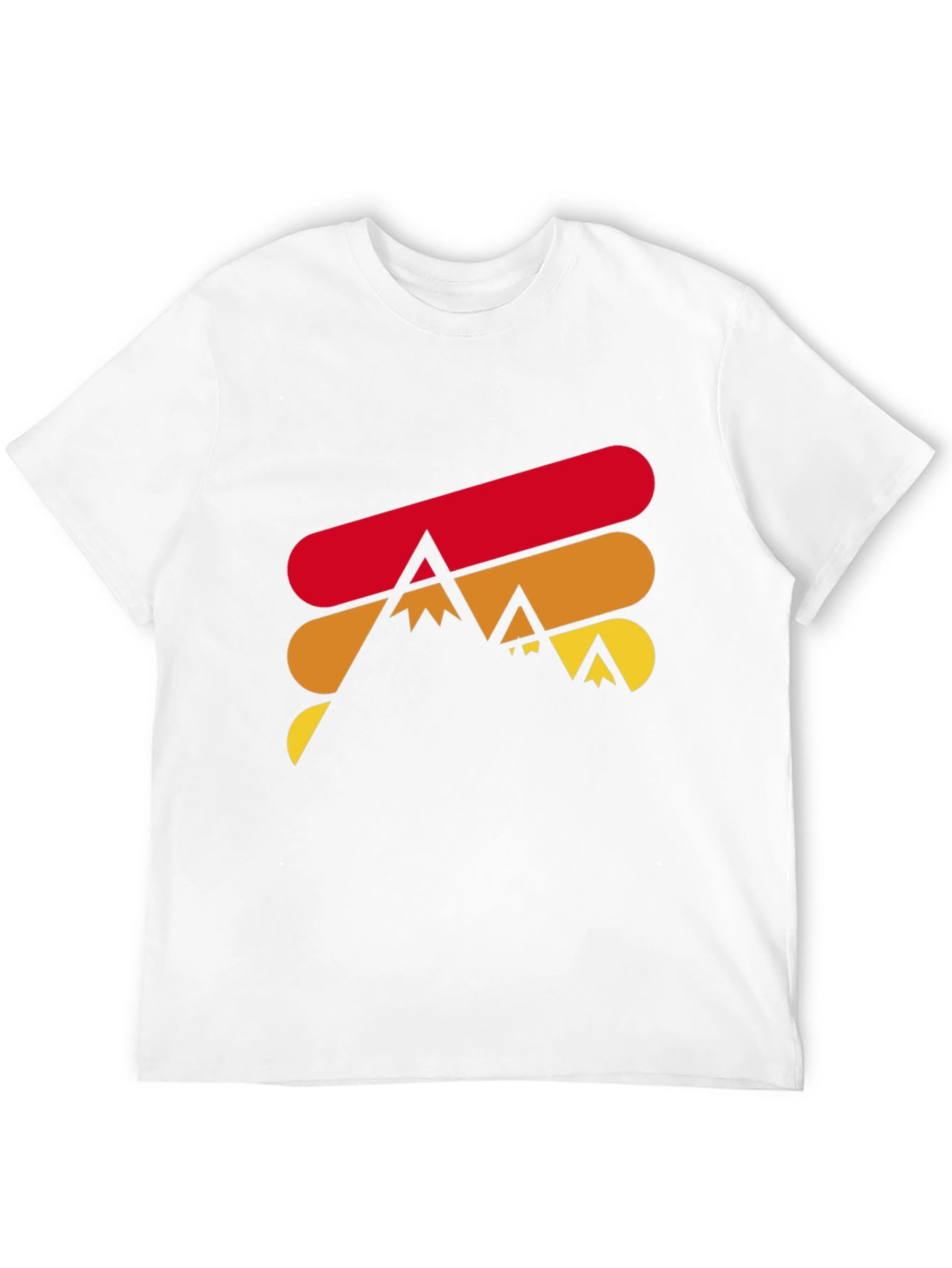 Retro Mountain Graphic Tee - Black