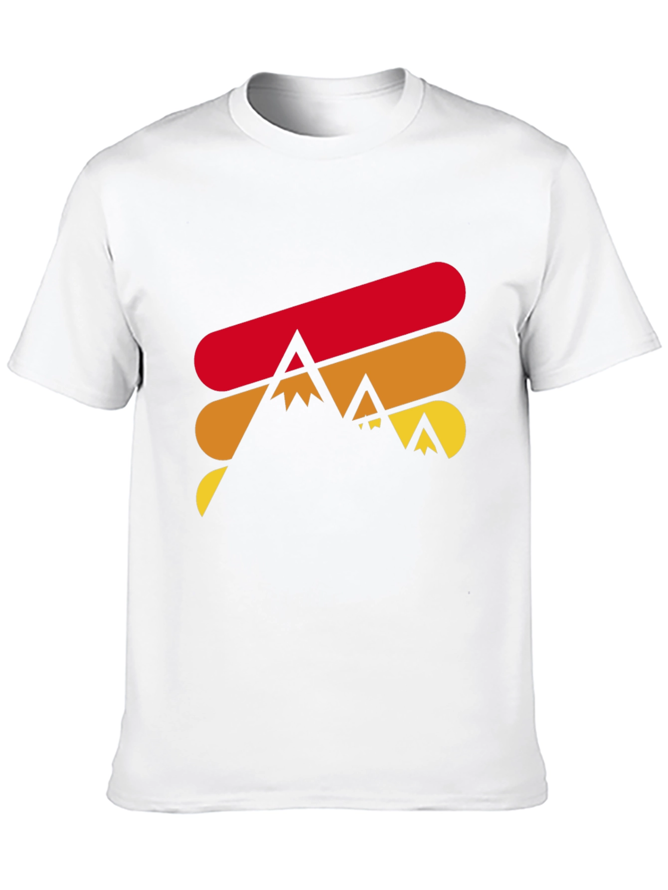 Retro Mountain Graphic Tee - Black