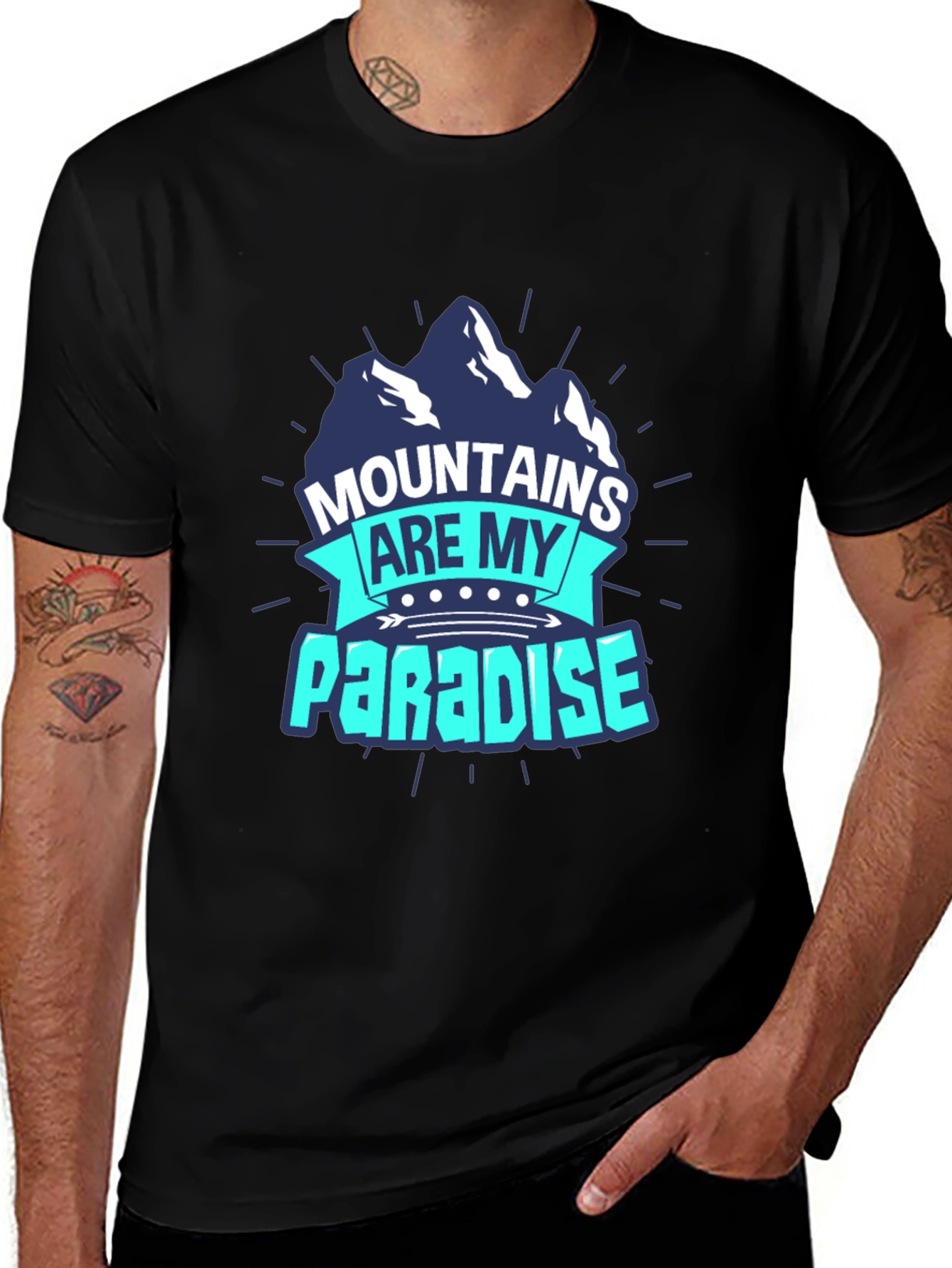 Mountains Are My Paradise Graphic Tee