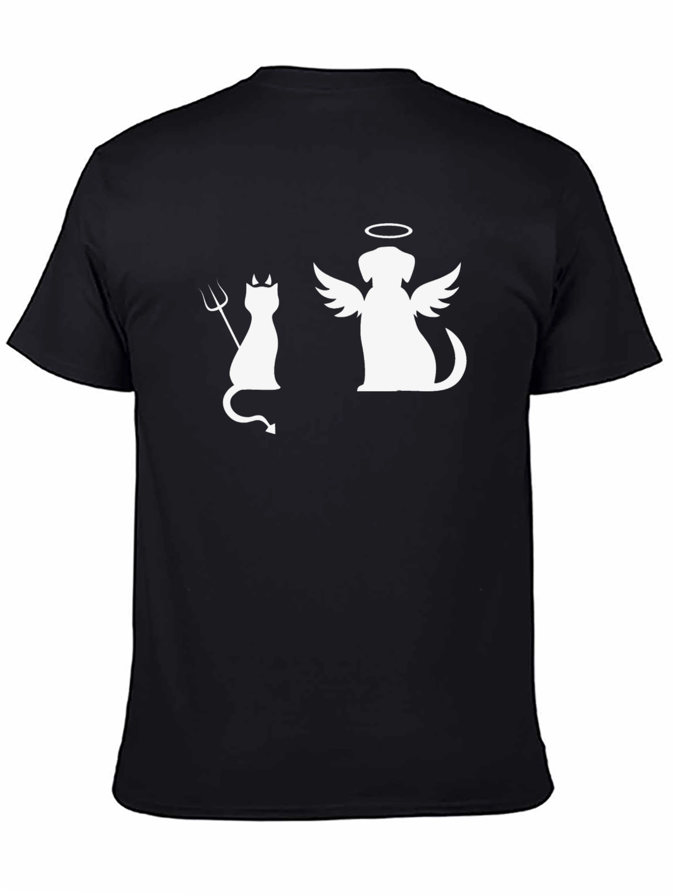 Angel Dog Devil Cat T-Shirt