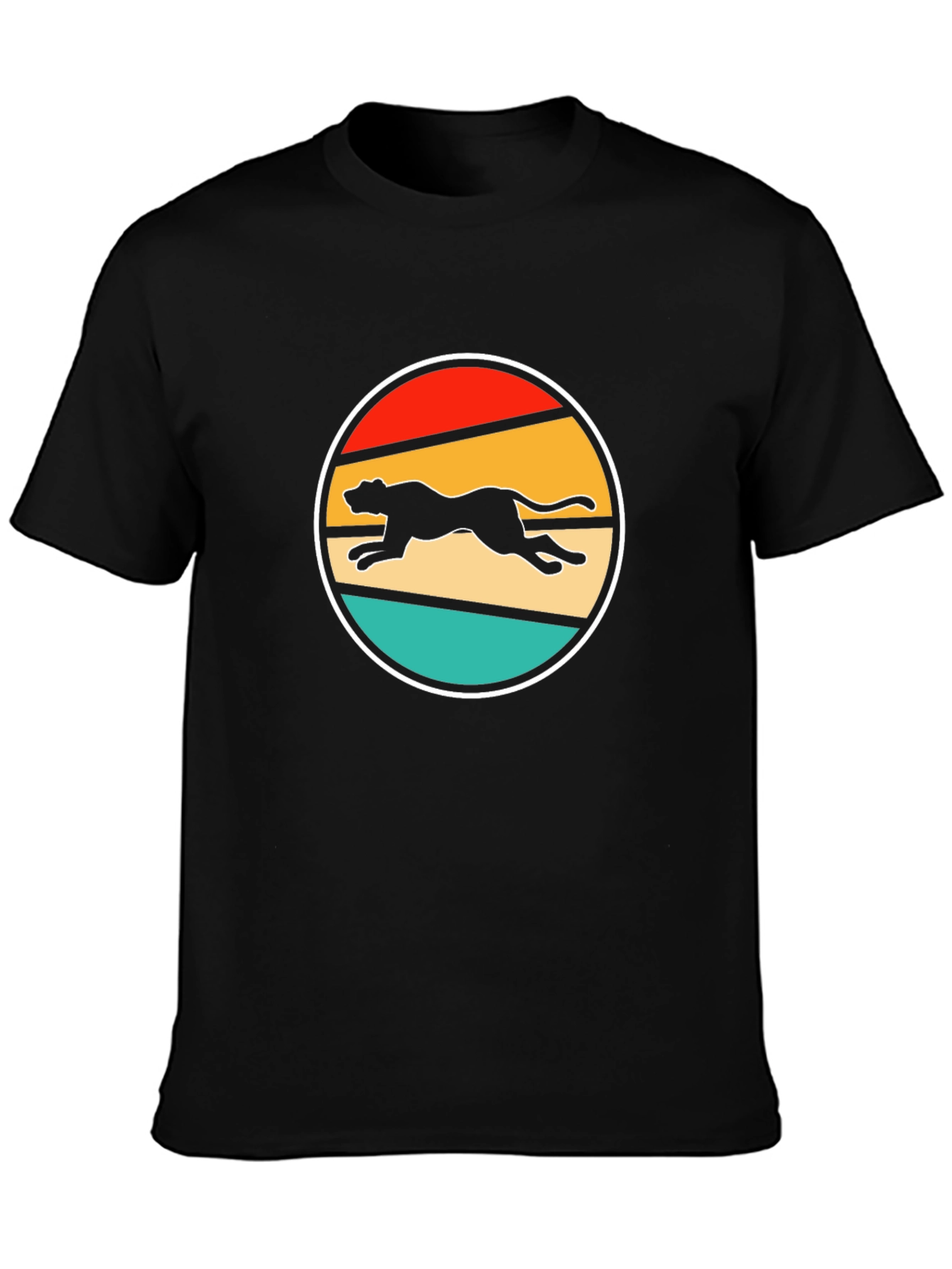 Retro Cheetah Graphic T-Shirt