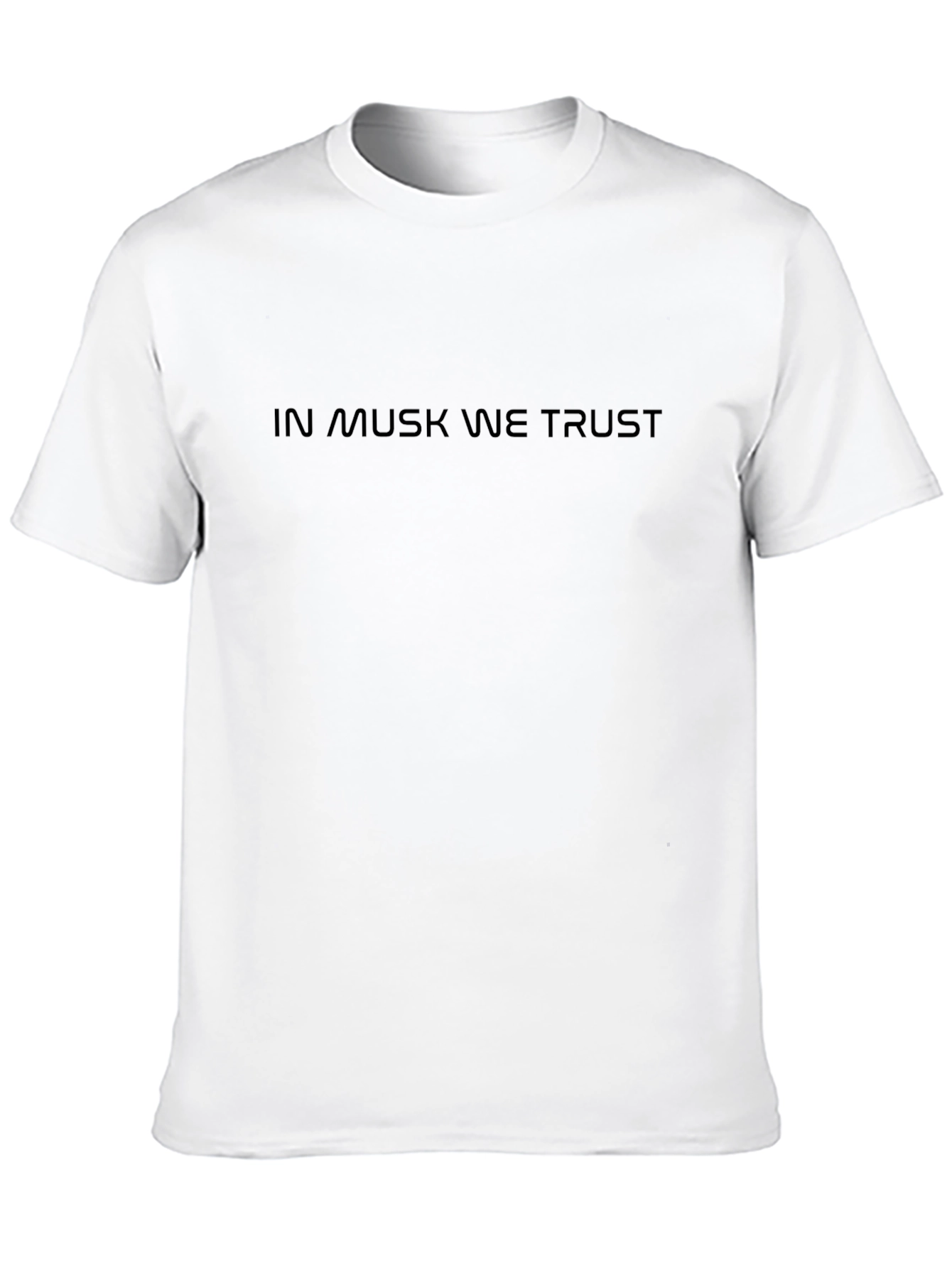 In Musk We Trust Graphic Tee - Black