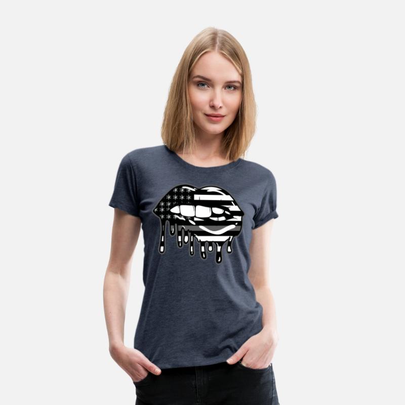 US Flag Lips Correctional Officer Patriotic First