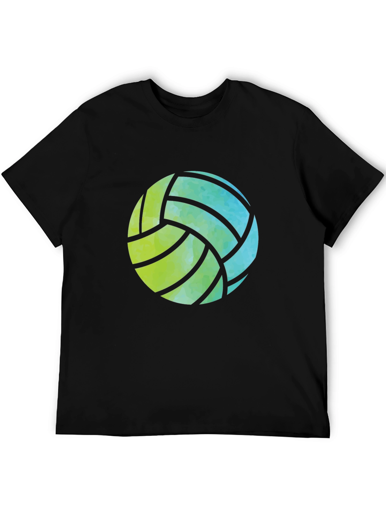 Volleyball Graphic Tee - Black Casual Shirt