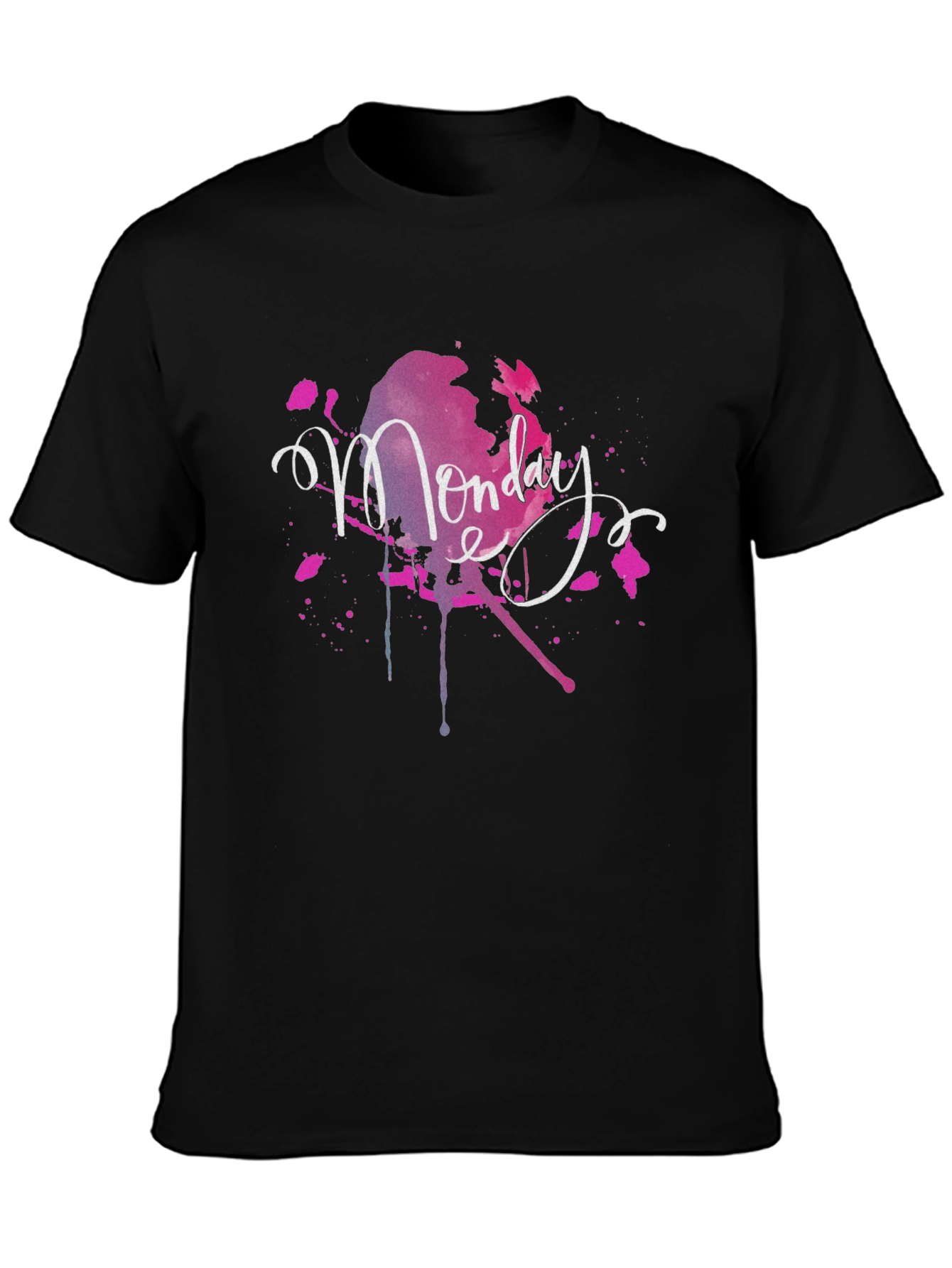 Monday Splash Graphic T-Shirt - Stylish Casual Wear