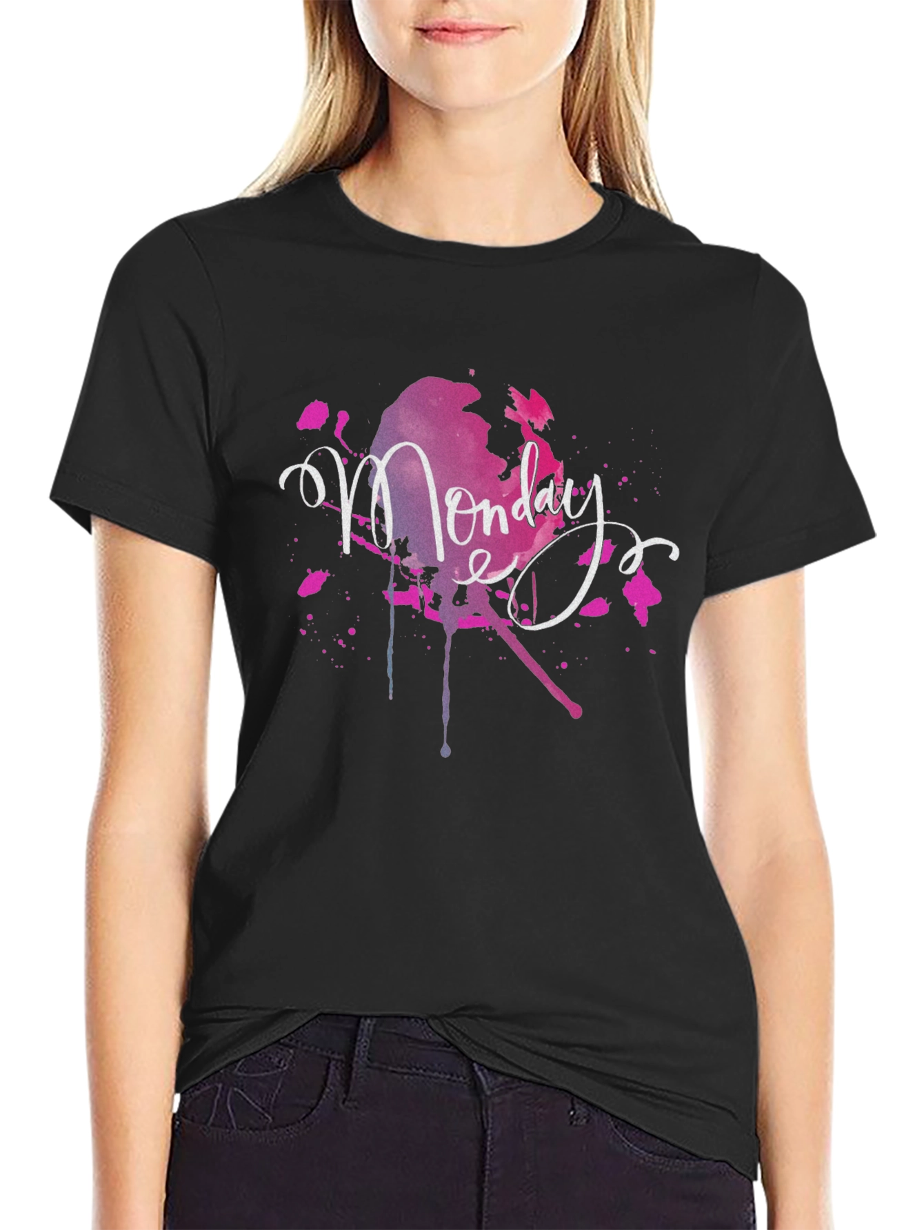 Monday Splash Graphic T-Shirt - Stylish Casual Wear