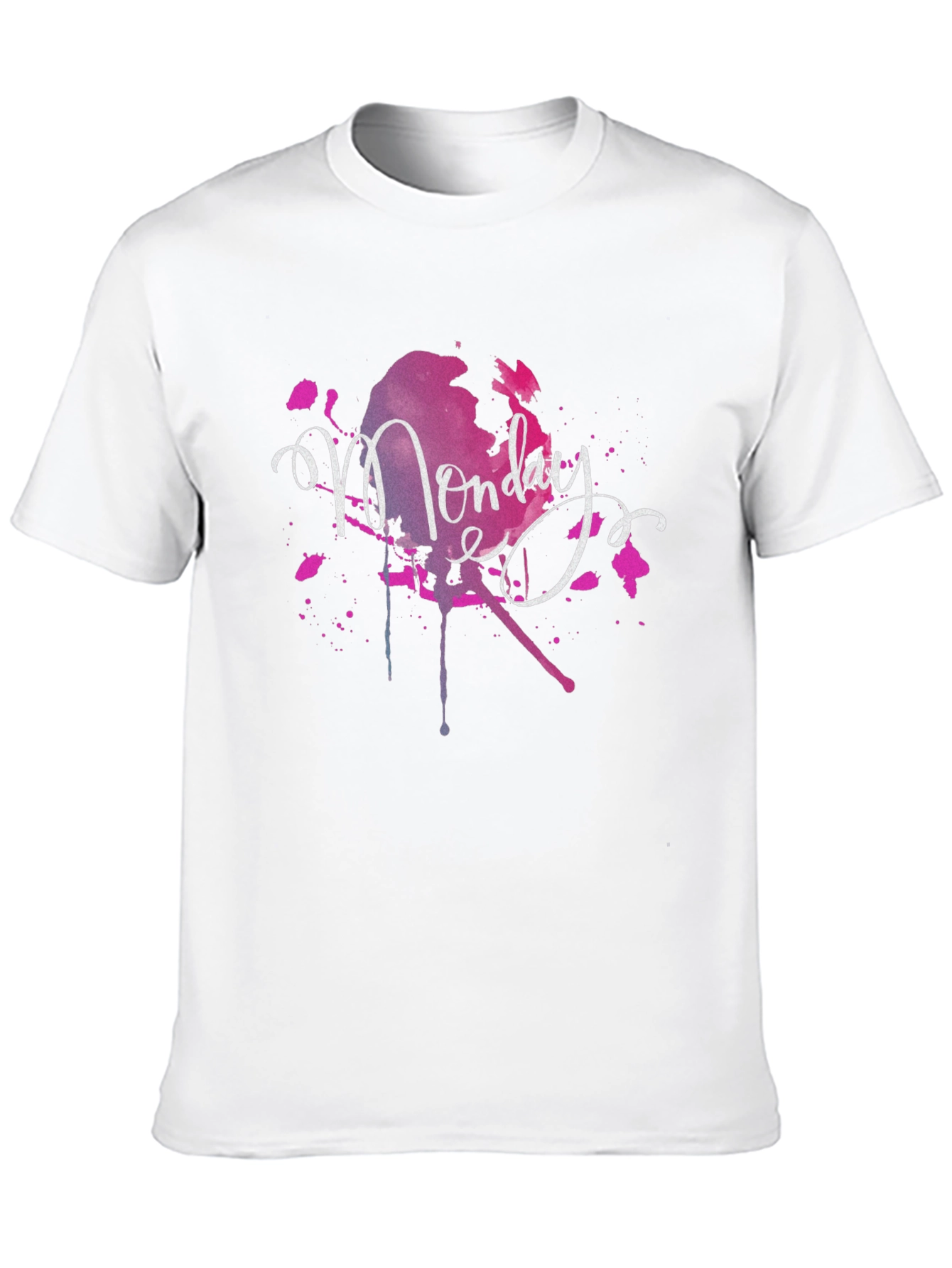 Monday Splash Graphic T-Shirt - Stylish Casual Wear