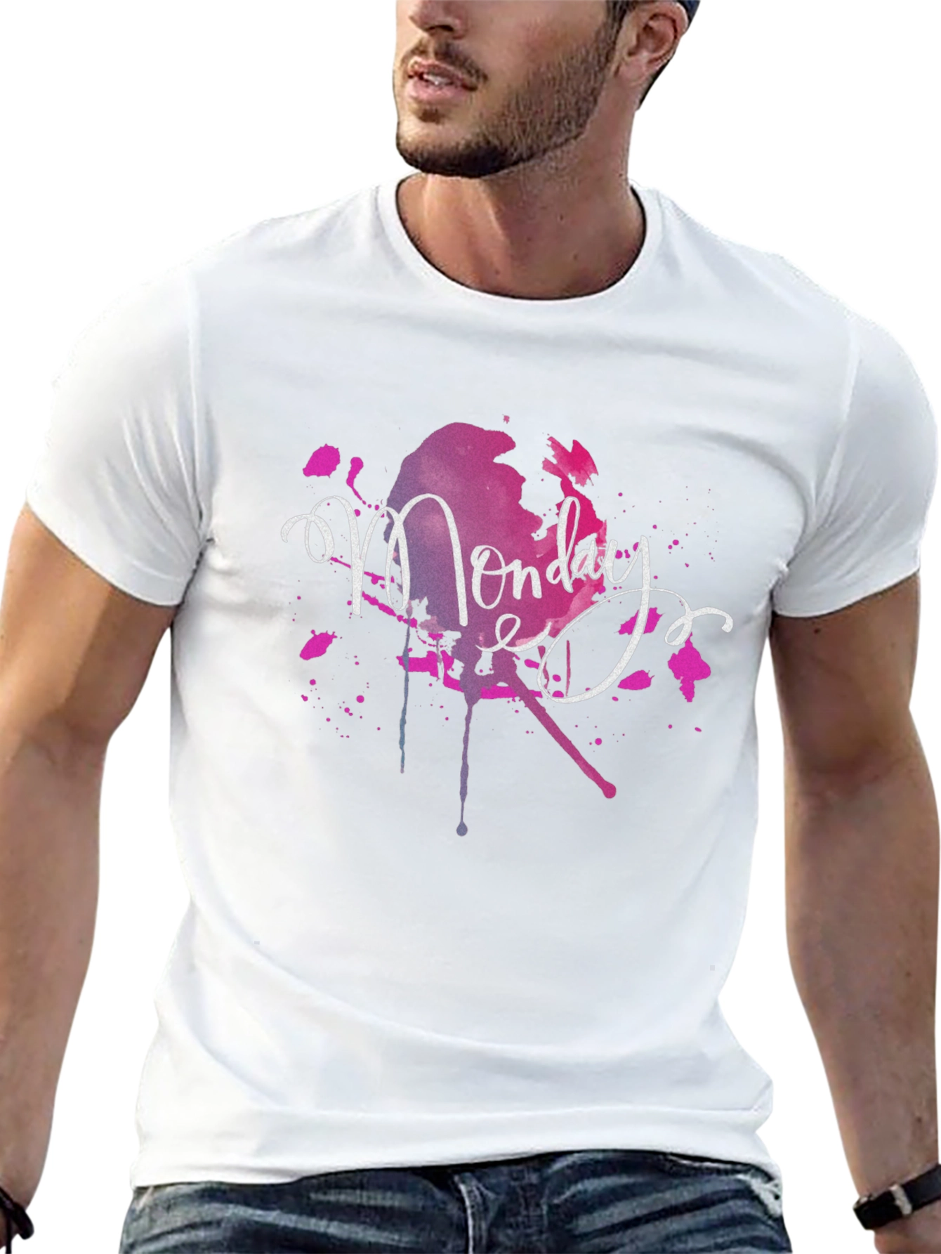 Monday Splash Graphic T-Shirt - Stylish Casual Wear
