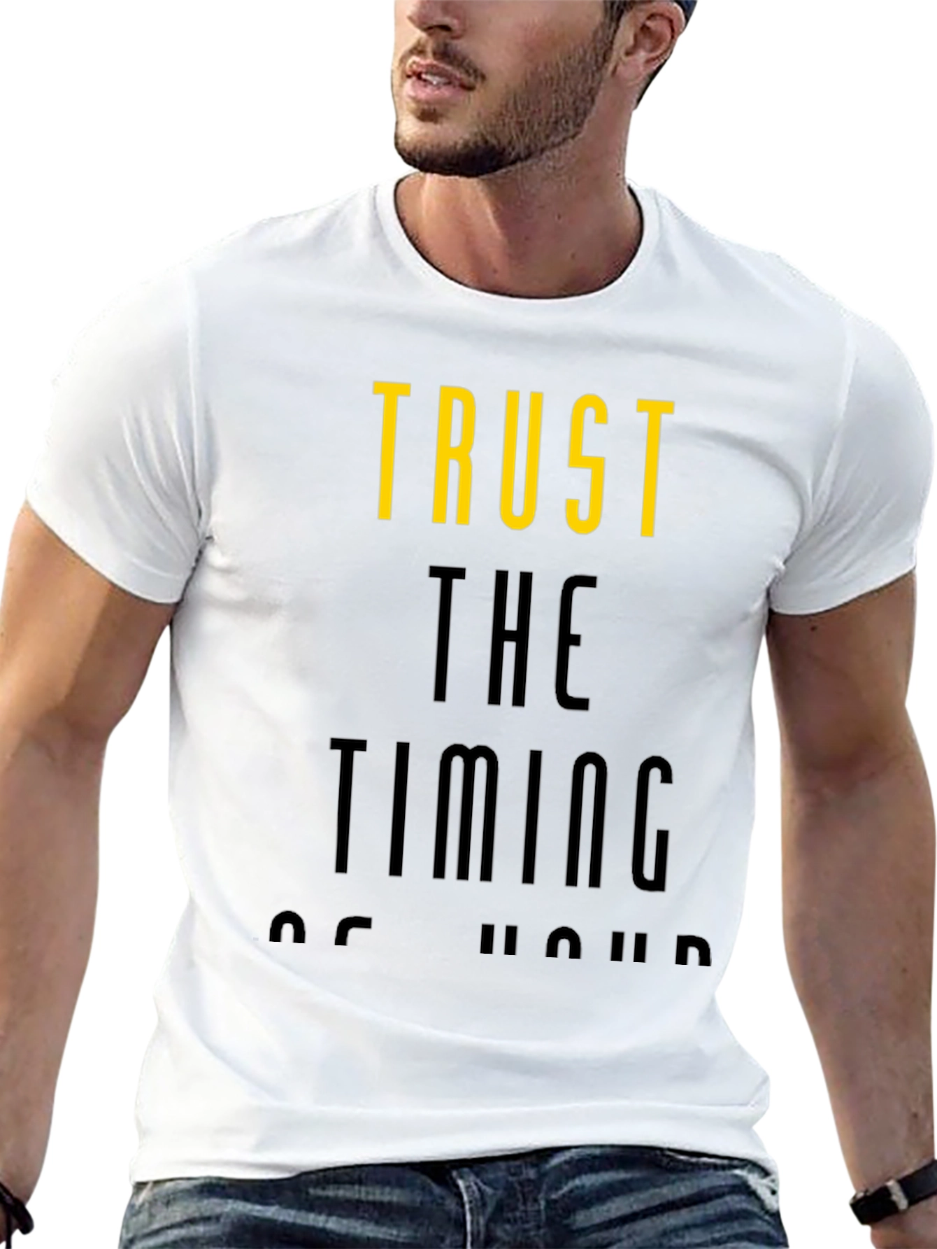 Trust the Timing T-Shirt - Stylish Graphic Tee