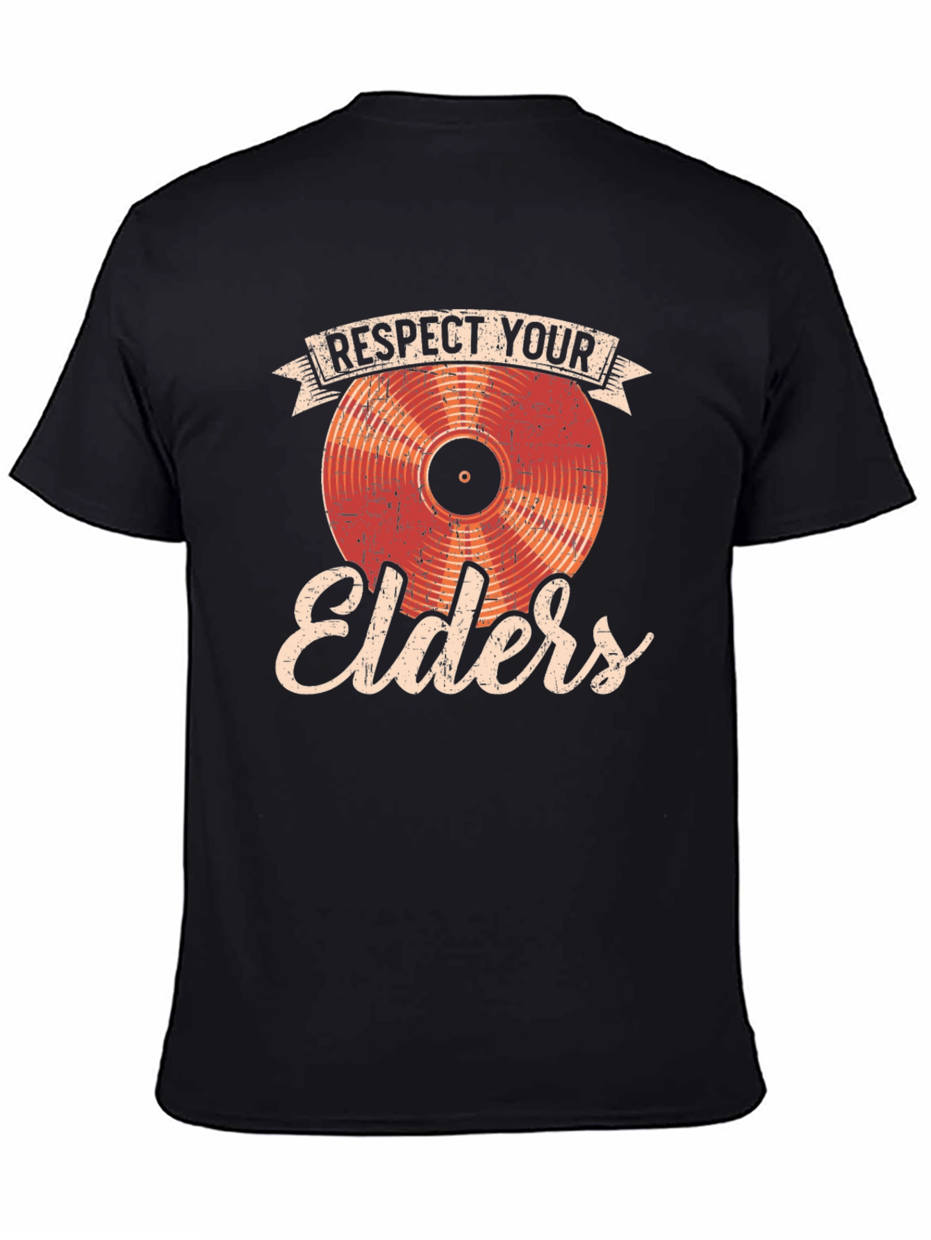 Respect Your Elders Record T-Shirt
