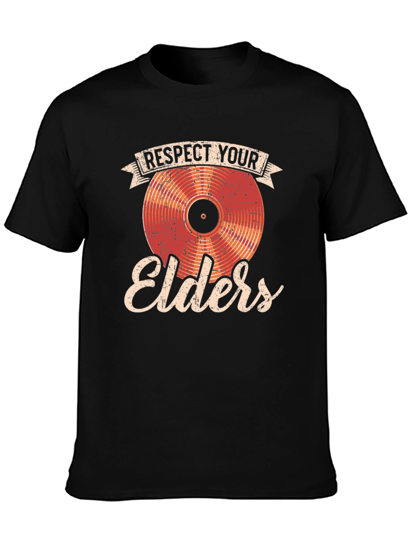 Respect Your Elders Record T-Shirt
