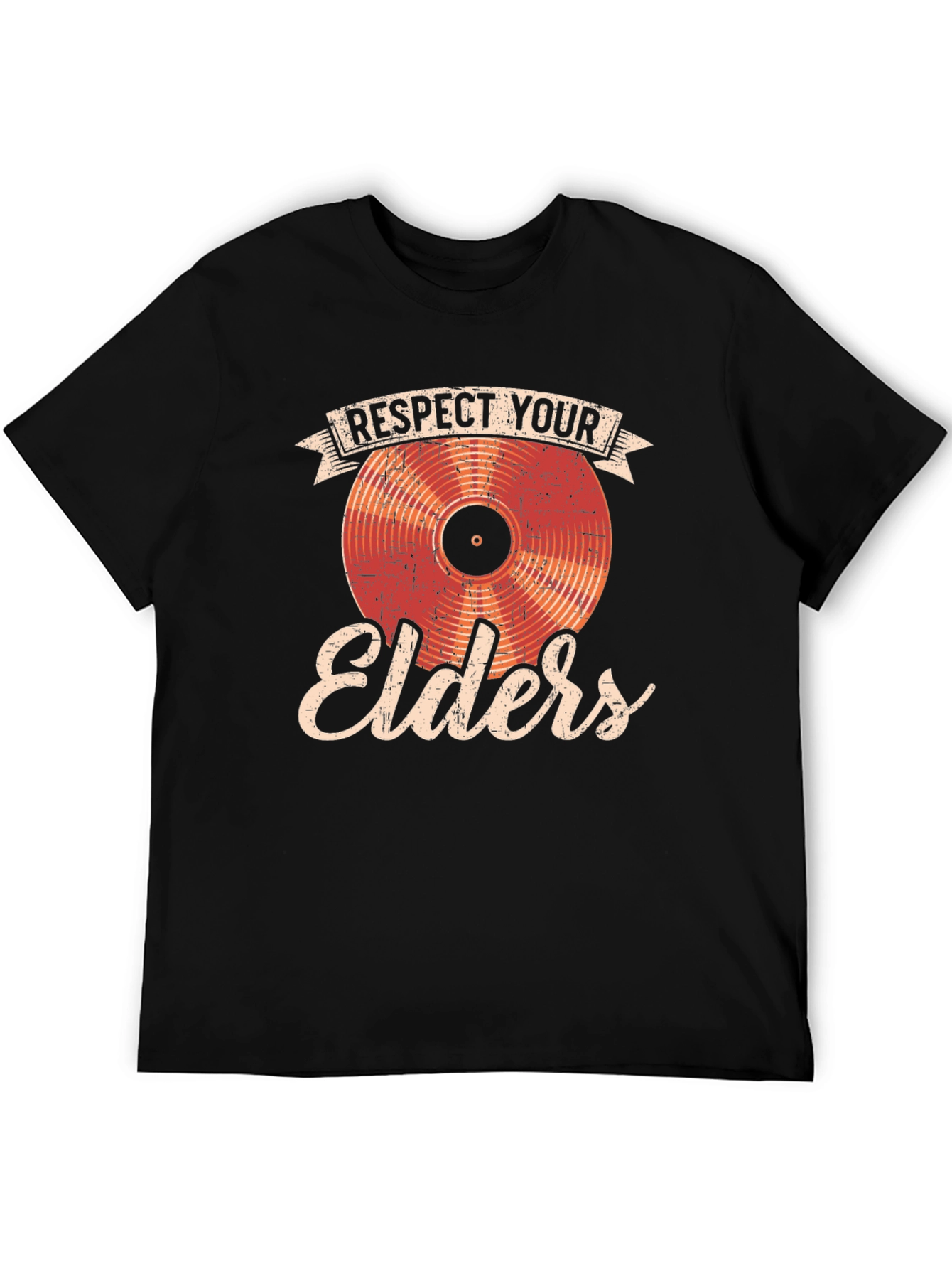 Respect Your Elders Record T-Shirt