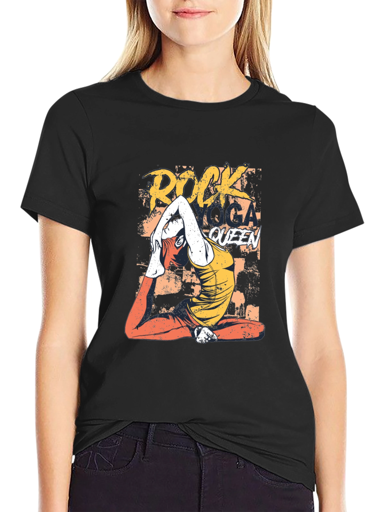 Rock Yoga Queen Graphic T-Shirt