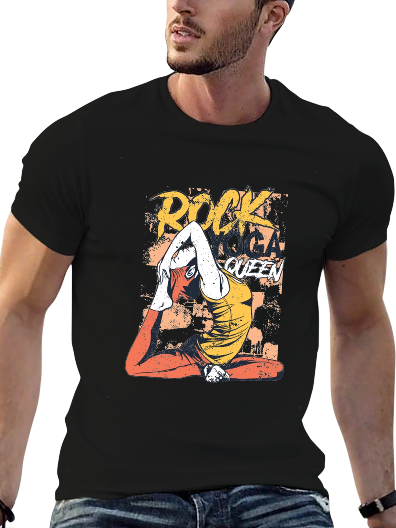 Rock Yoga Queen Graphic T-Shirt