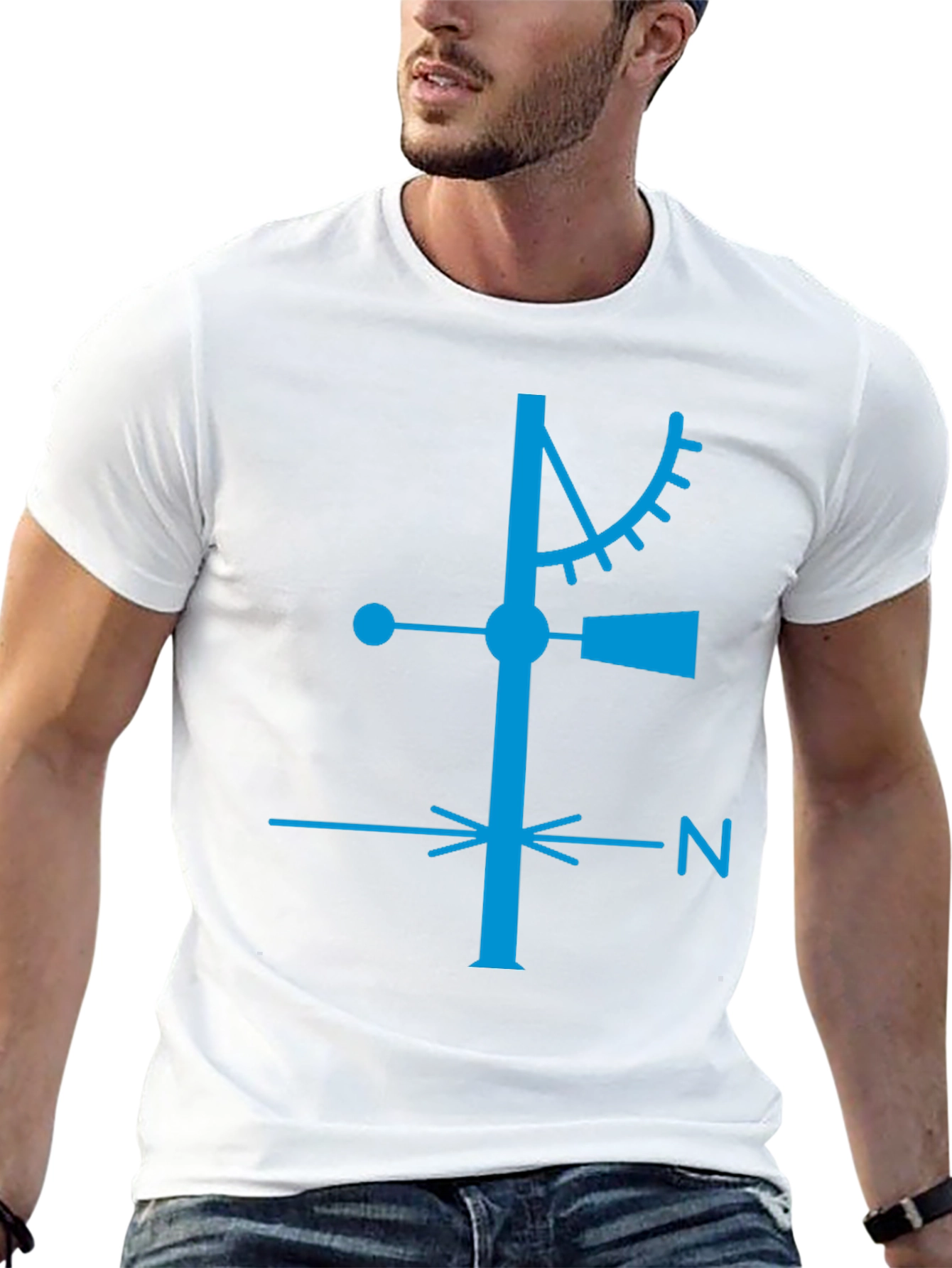 Wind Indicator Black T-Shirt