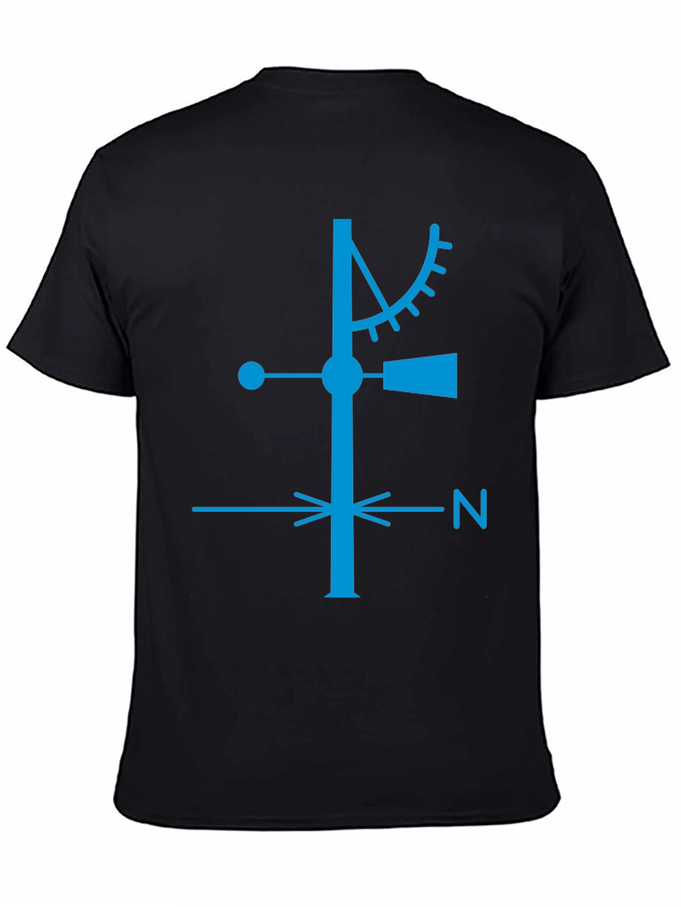Wind Indicator Black T-Shirt