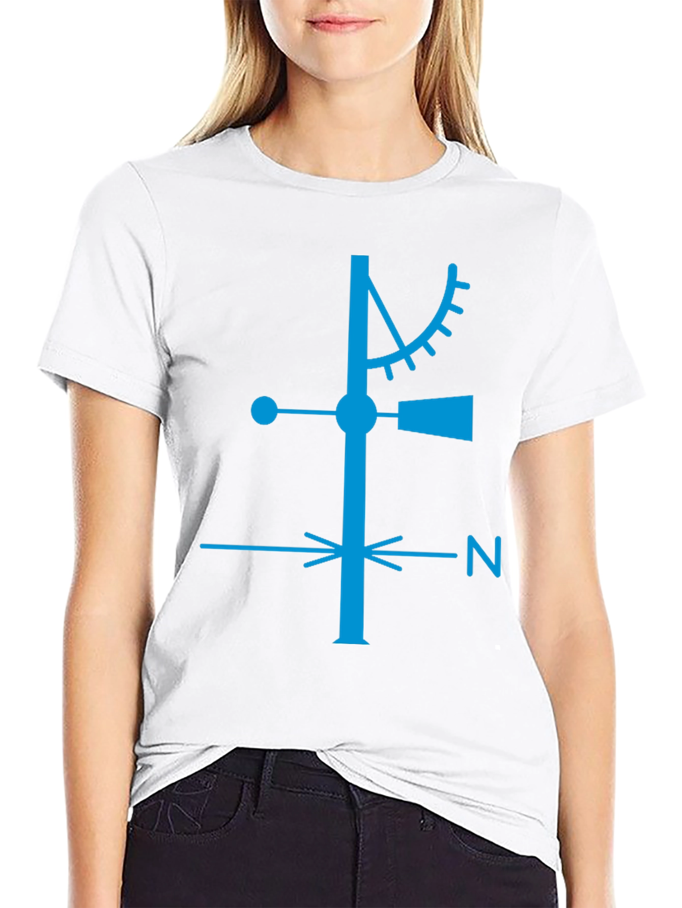 Wind Indicator Black T-Shirt