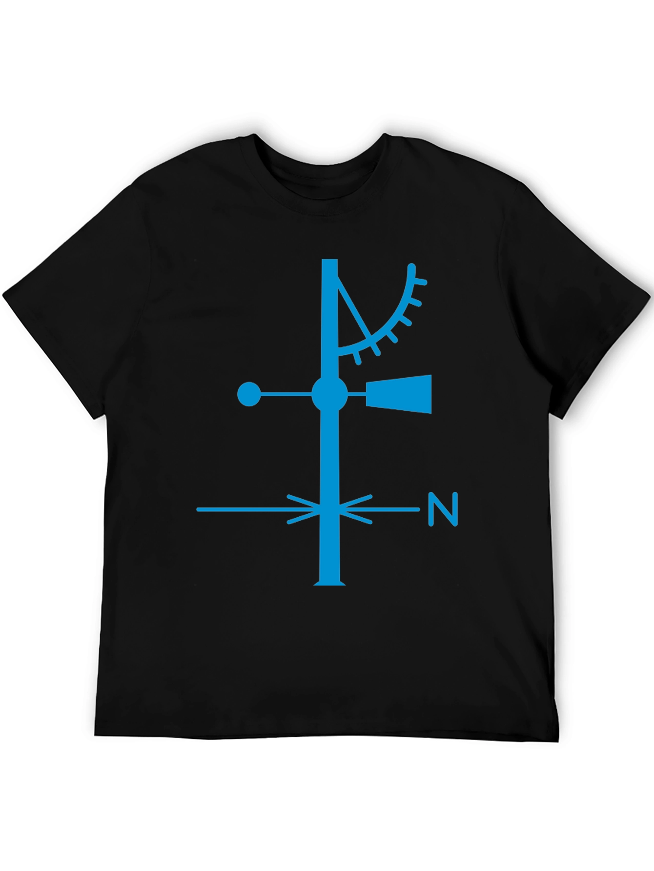 Wind Indicator Black T-Shirt