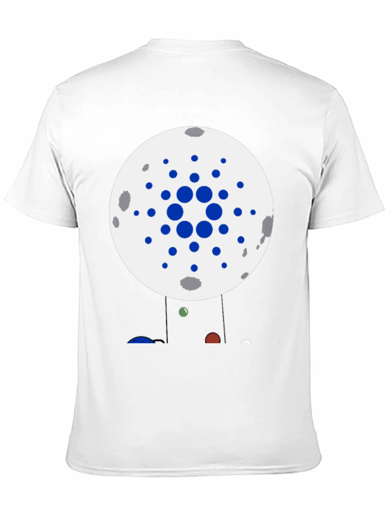 Cardano Moon T-Shirt Crypto ADA Black Cotton Tee