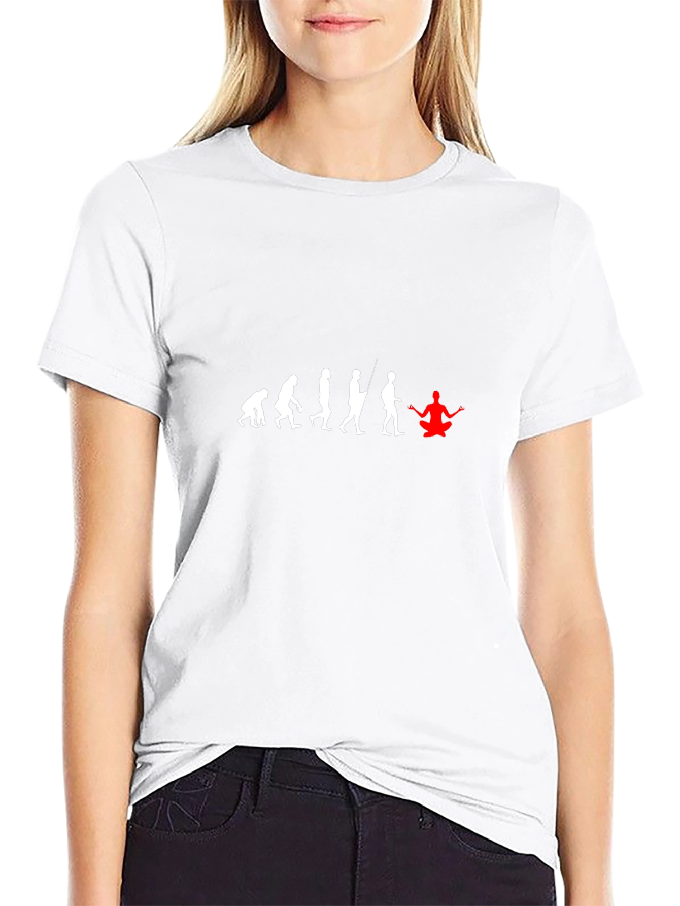Evolution to Yoga Black T-Shirt