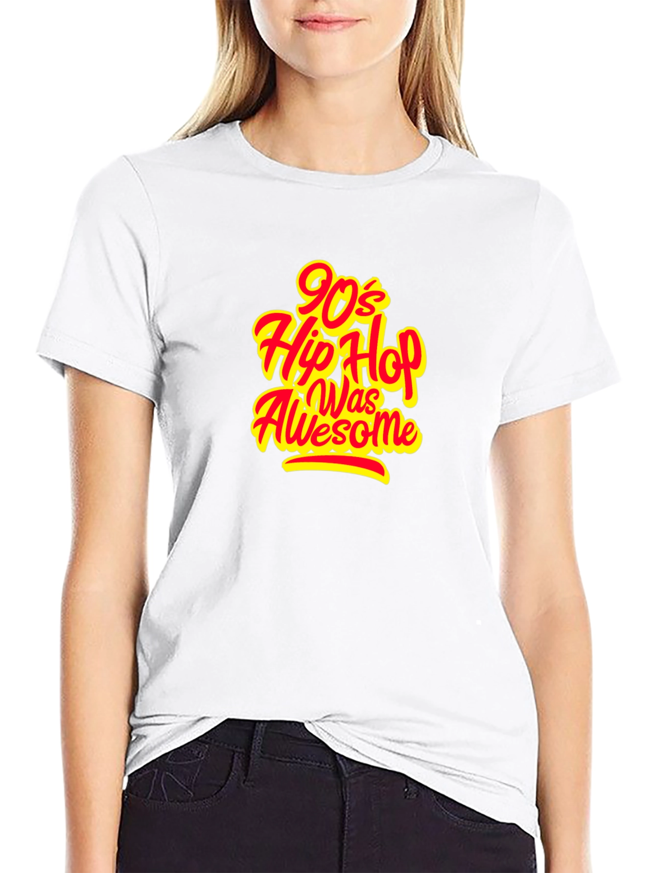 90s Hip Hop T-Shirt - Black