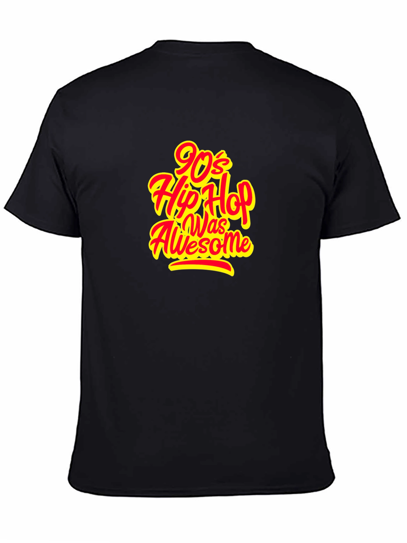 90s Hip Hop T-Shirt - Black