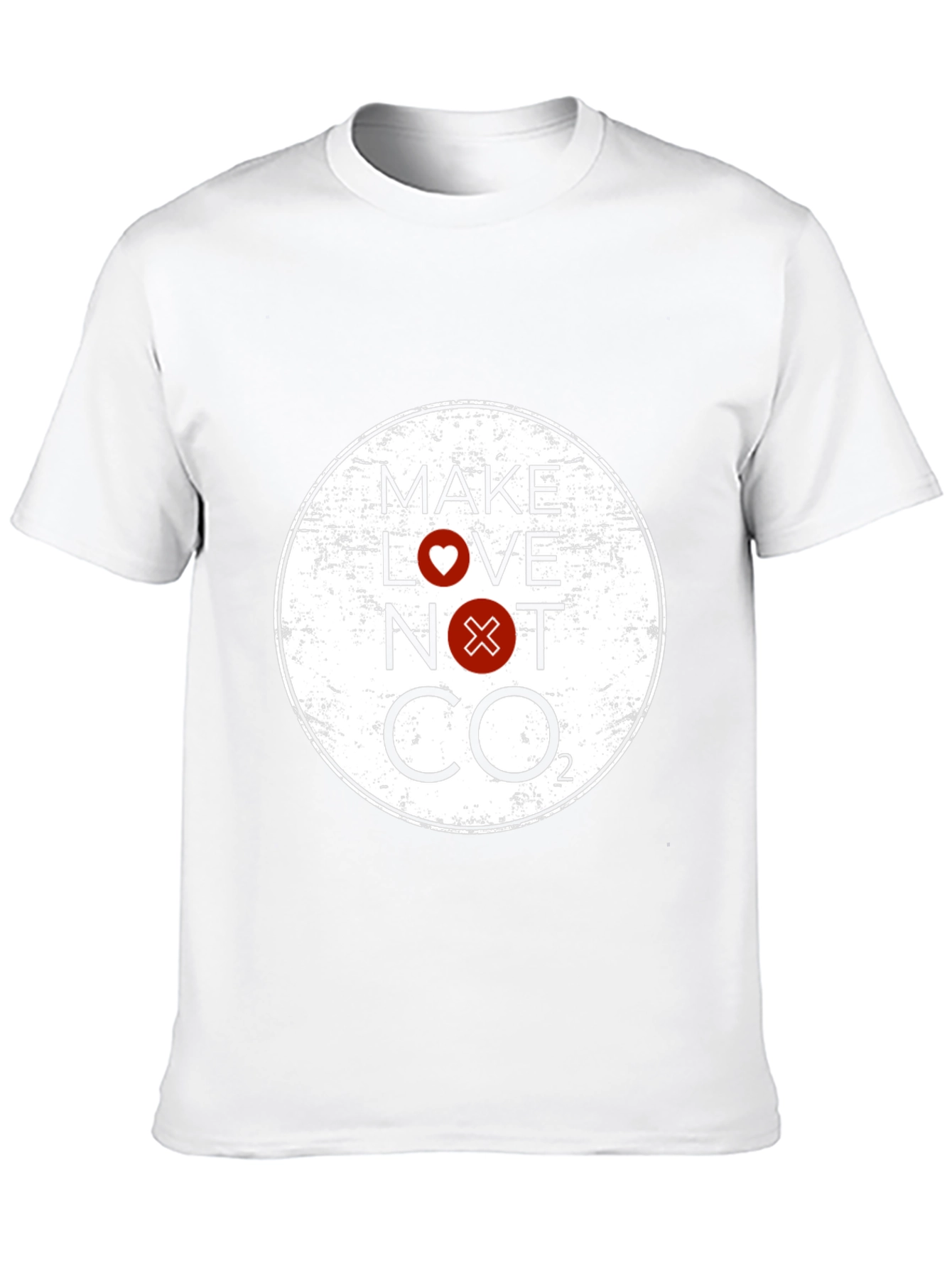 Make Love Not CO2 Graphic Tee - Black