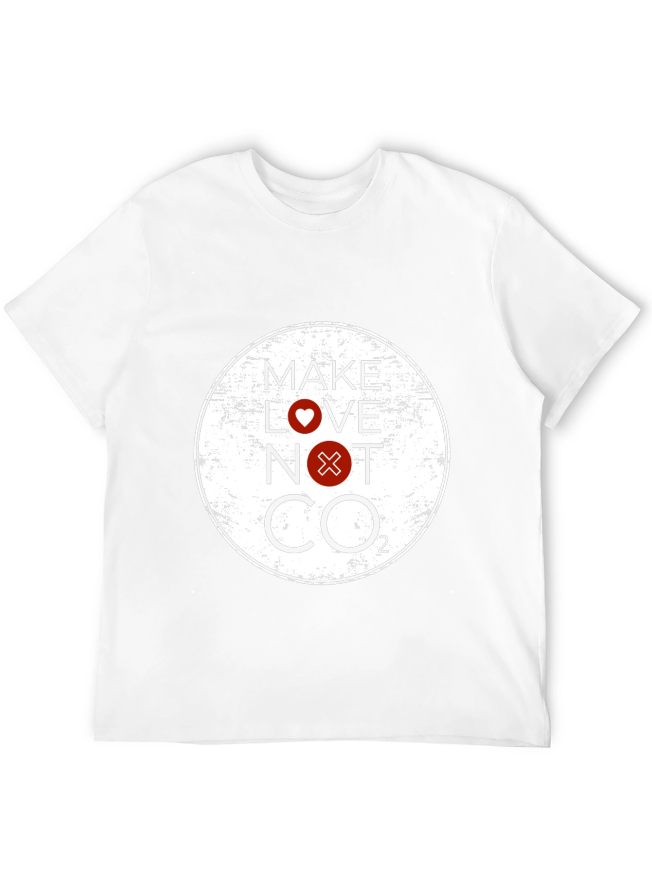 Make Love Not CO2 Graphic Tee - Black