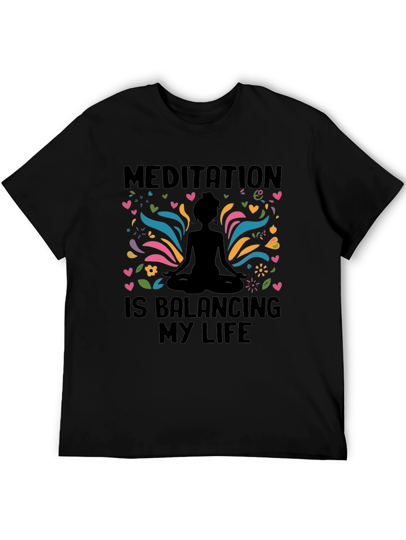 Meditation Balancing Life Graphic T-Shirt