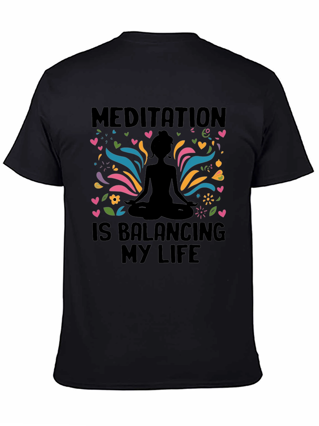 Meditation Balancing Life Graphic T-Shirt