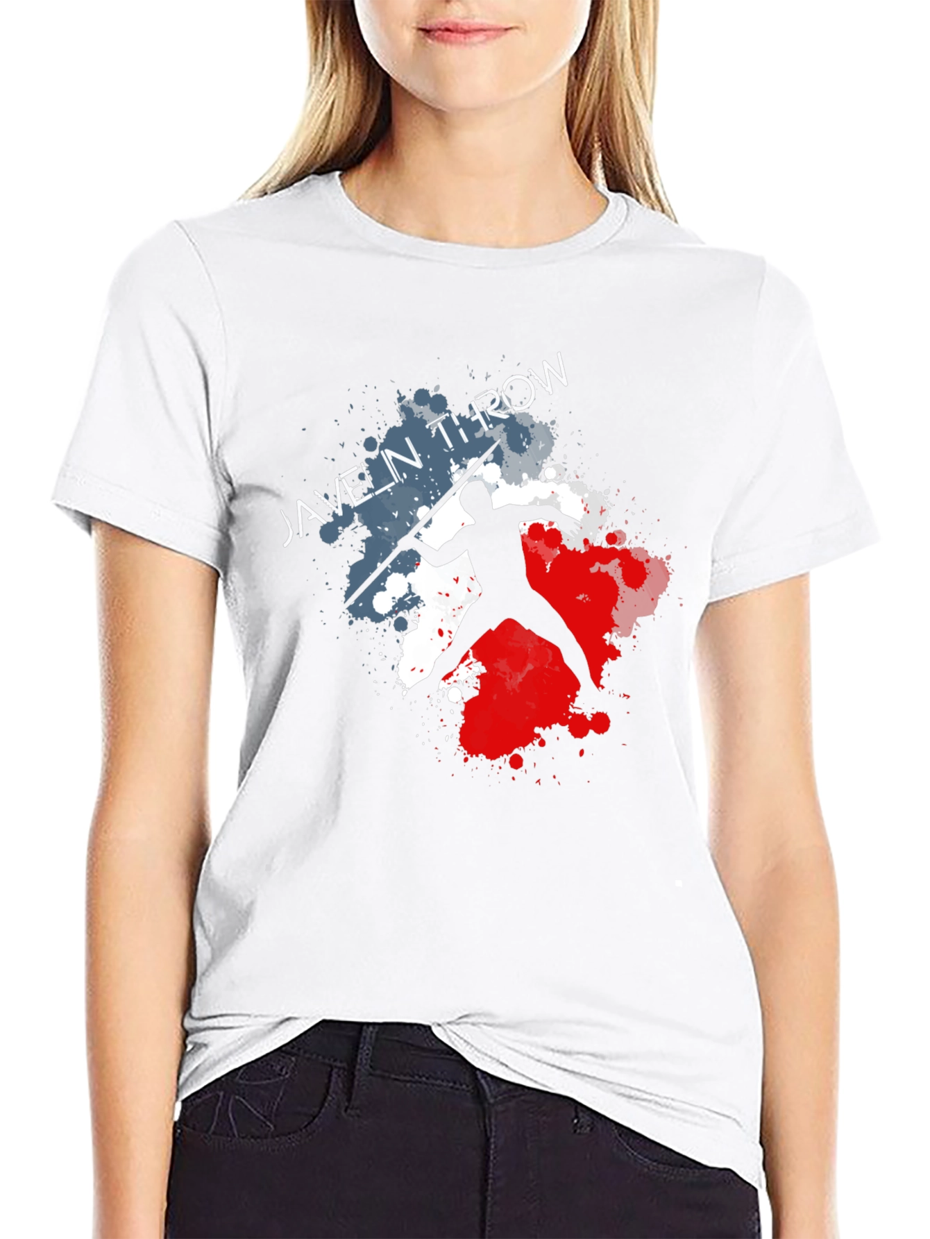 Javelin Throw Graphic Tee - Athlete T-Shirt