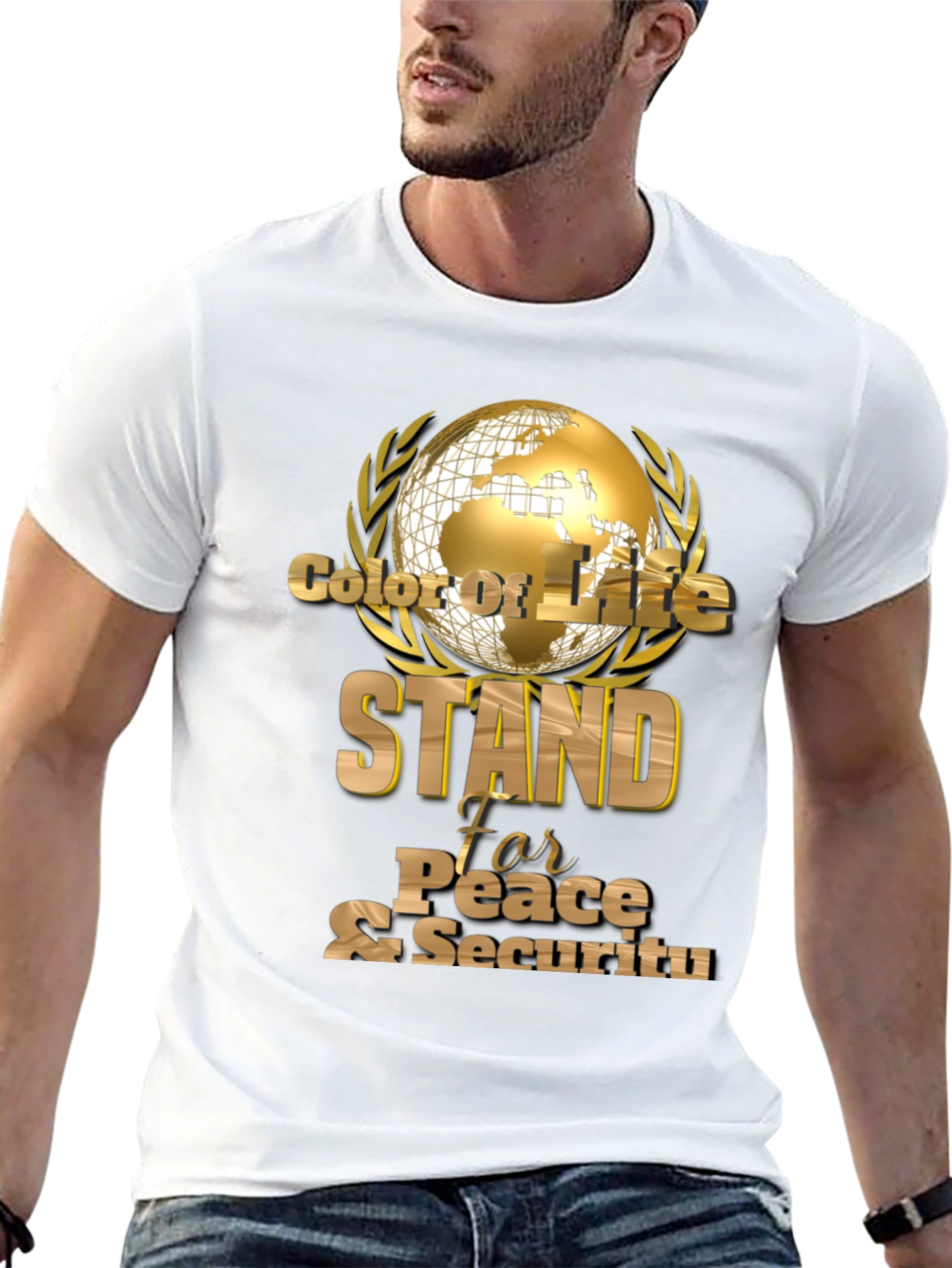 Stand For Peace & Security Graphic T-Shirt