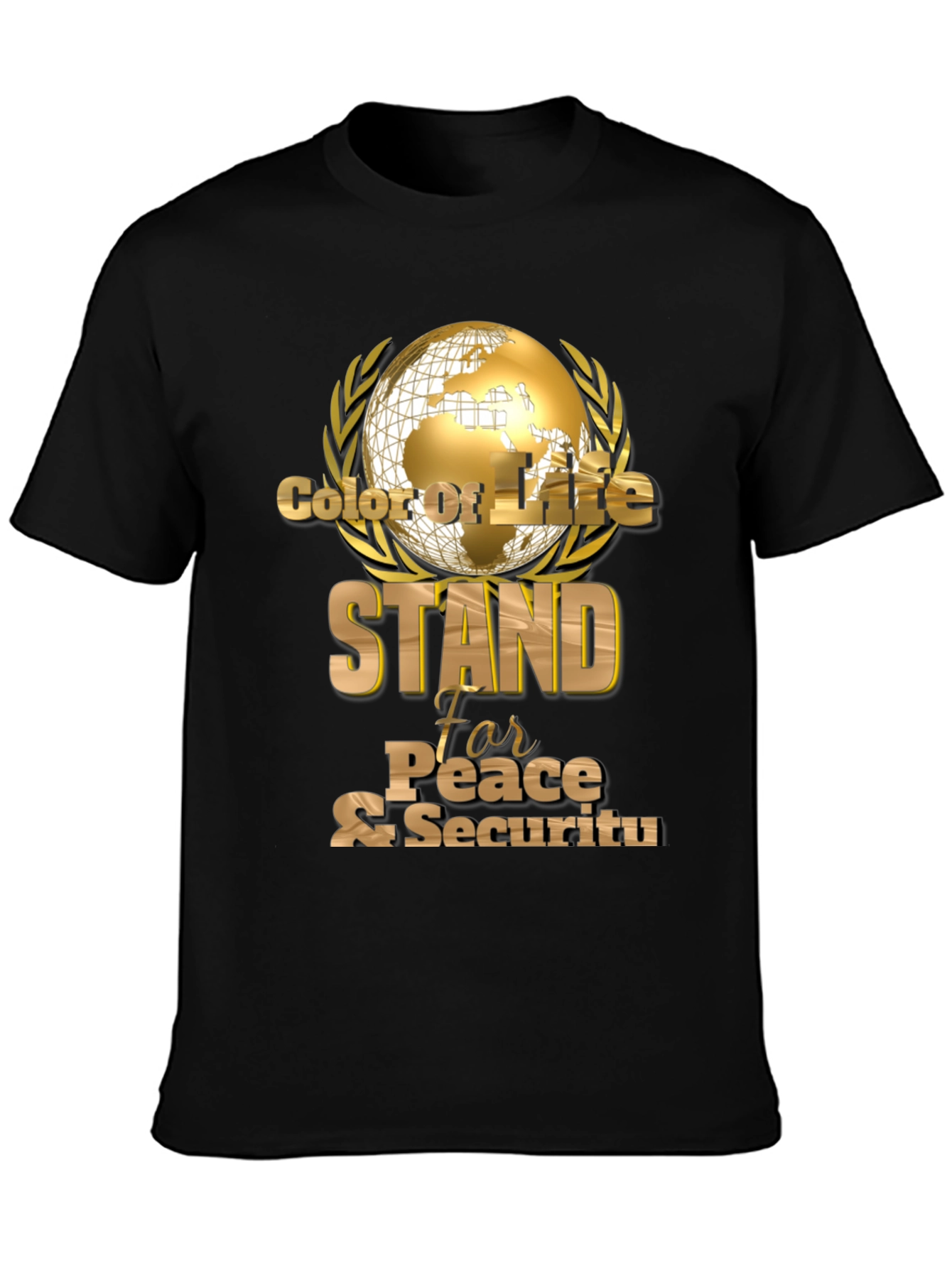 Stand For Peace & Security Graphic T-Shirt