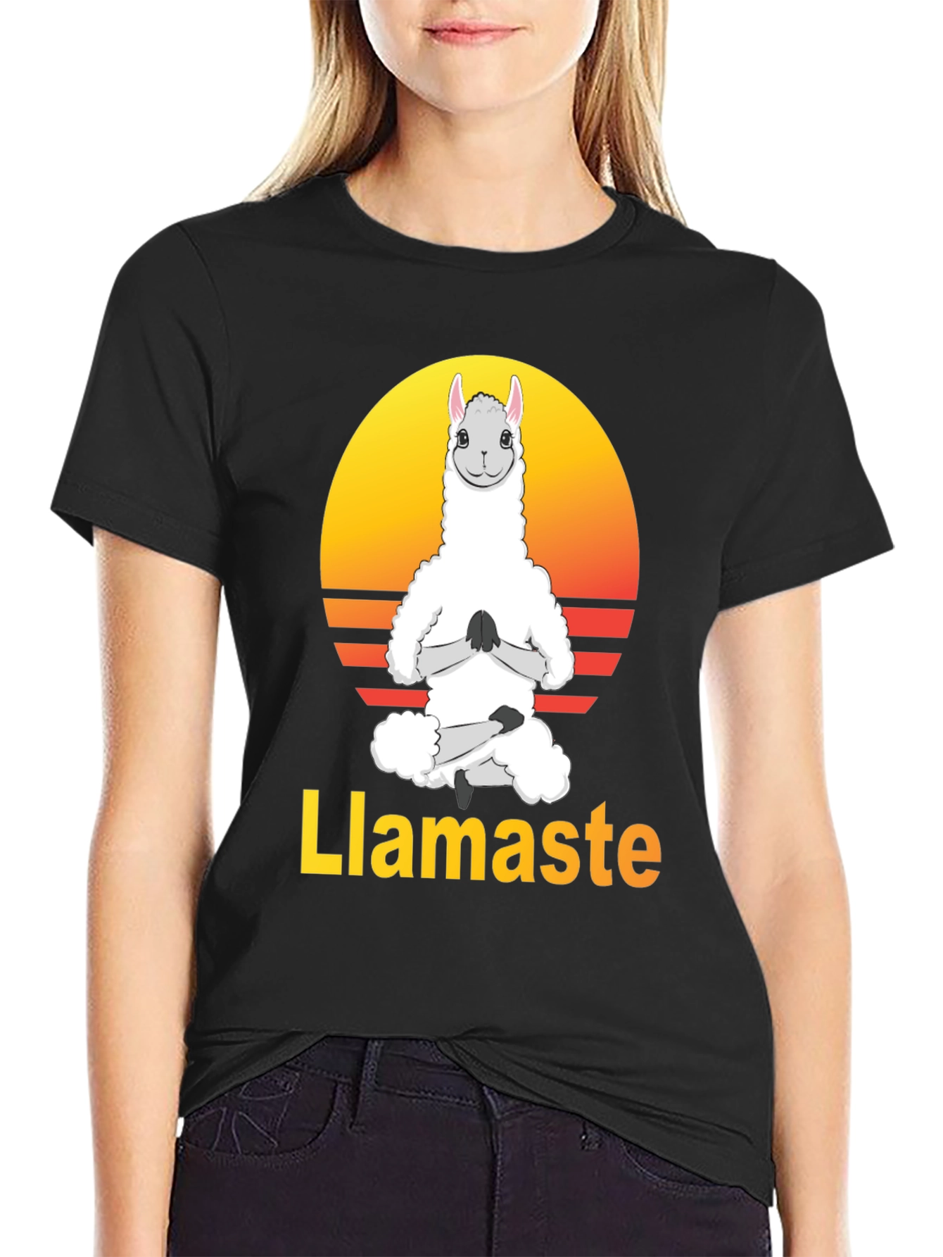 Llamaste T-Shirt - Yoga Llama Tee