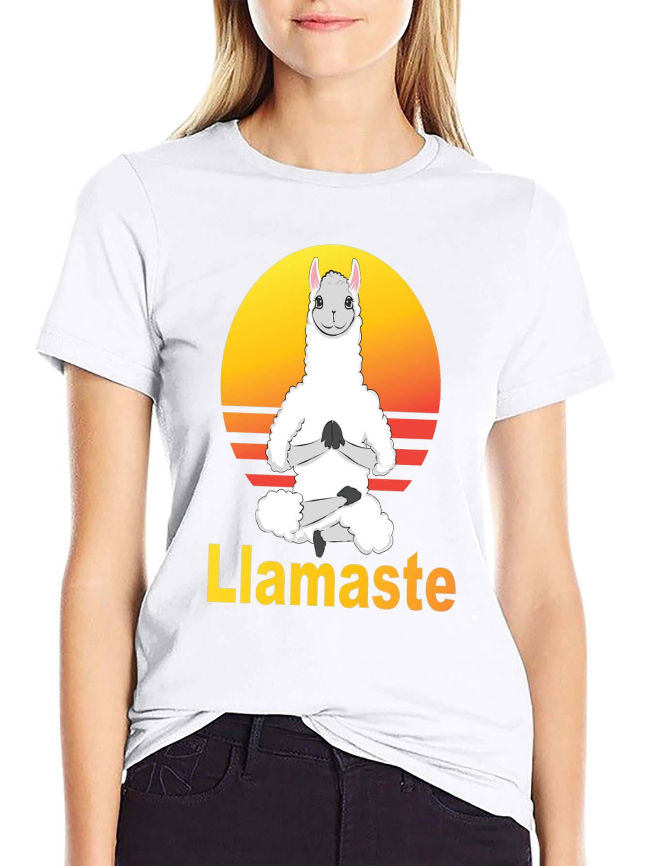 Llamaste T-Shirt - Yoga Llama Tee