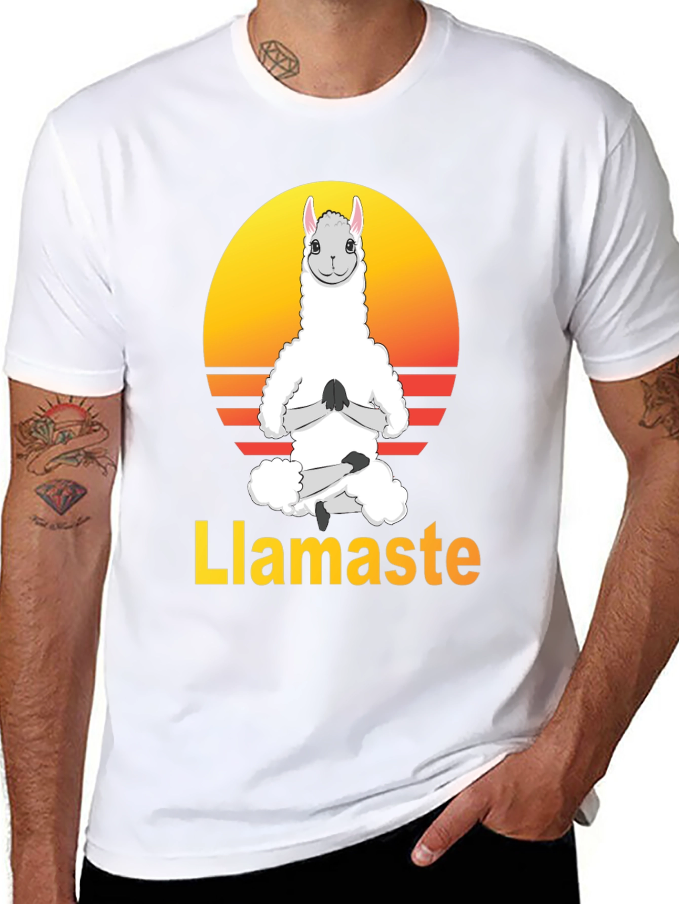 Llamaste T-Shirt - Yoga Llama Tee