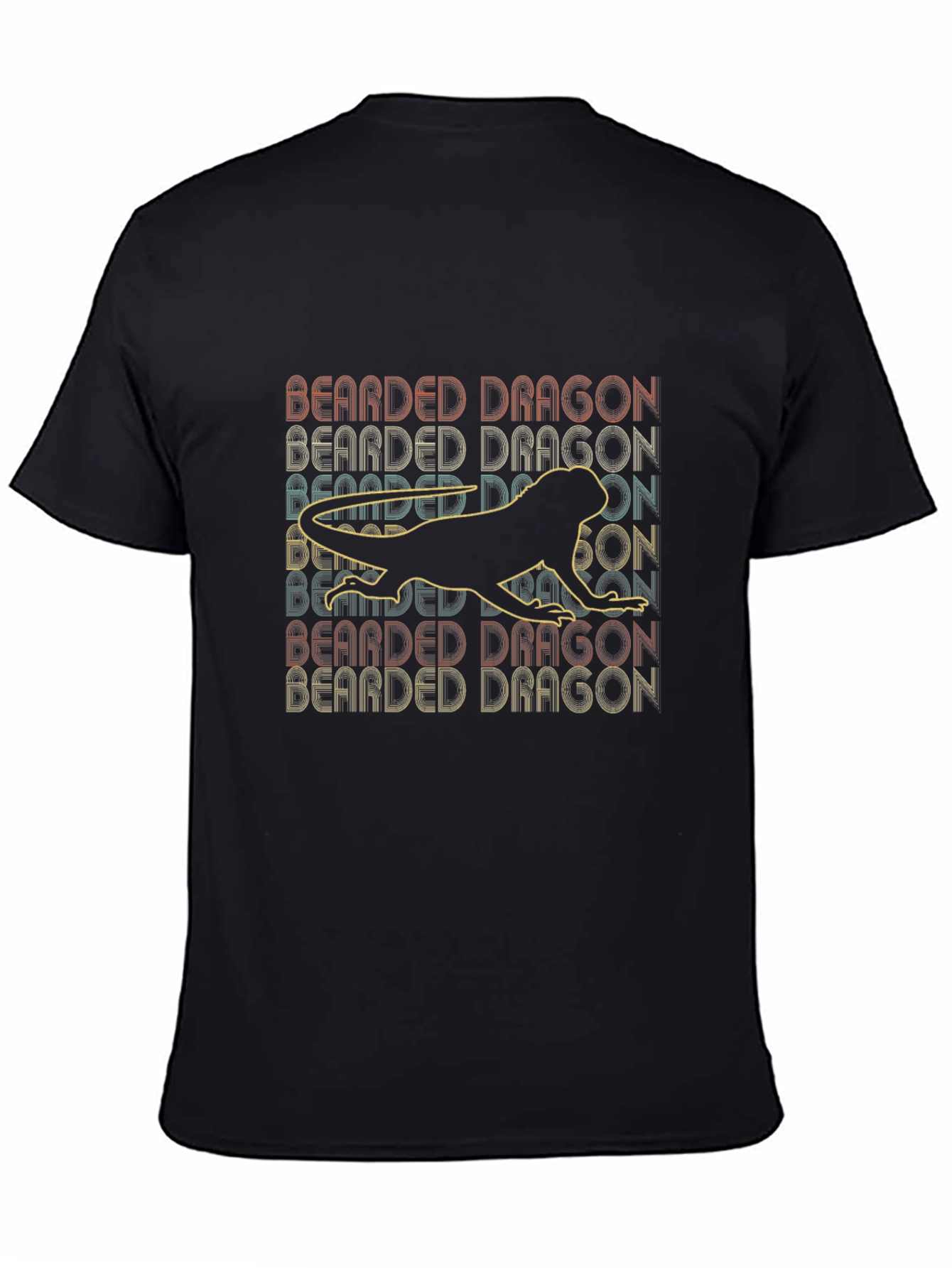 Bearded Dragon Graphic Tee - Retro Lizard Lover T-Shirt