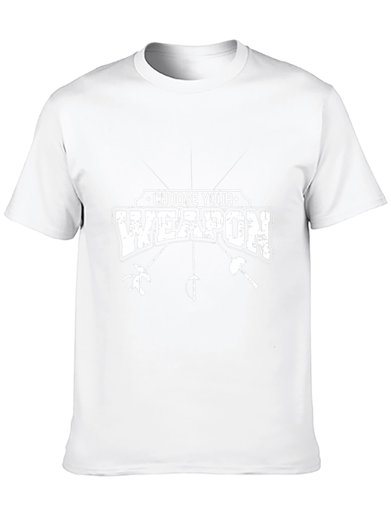 Choose Your Weapon Black T-Shirt - Fencing