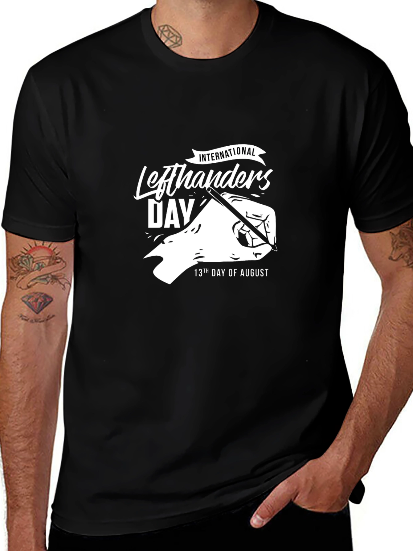 International Lefthanders Day T-Shirt - August 13th Tee