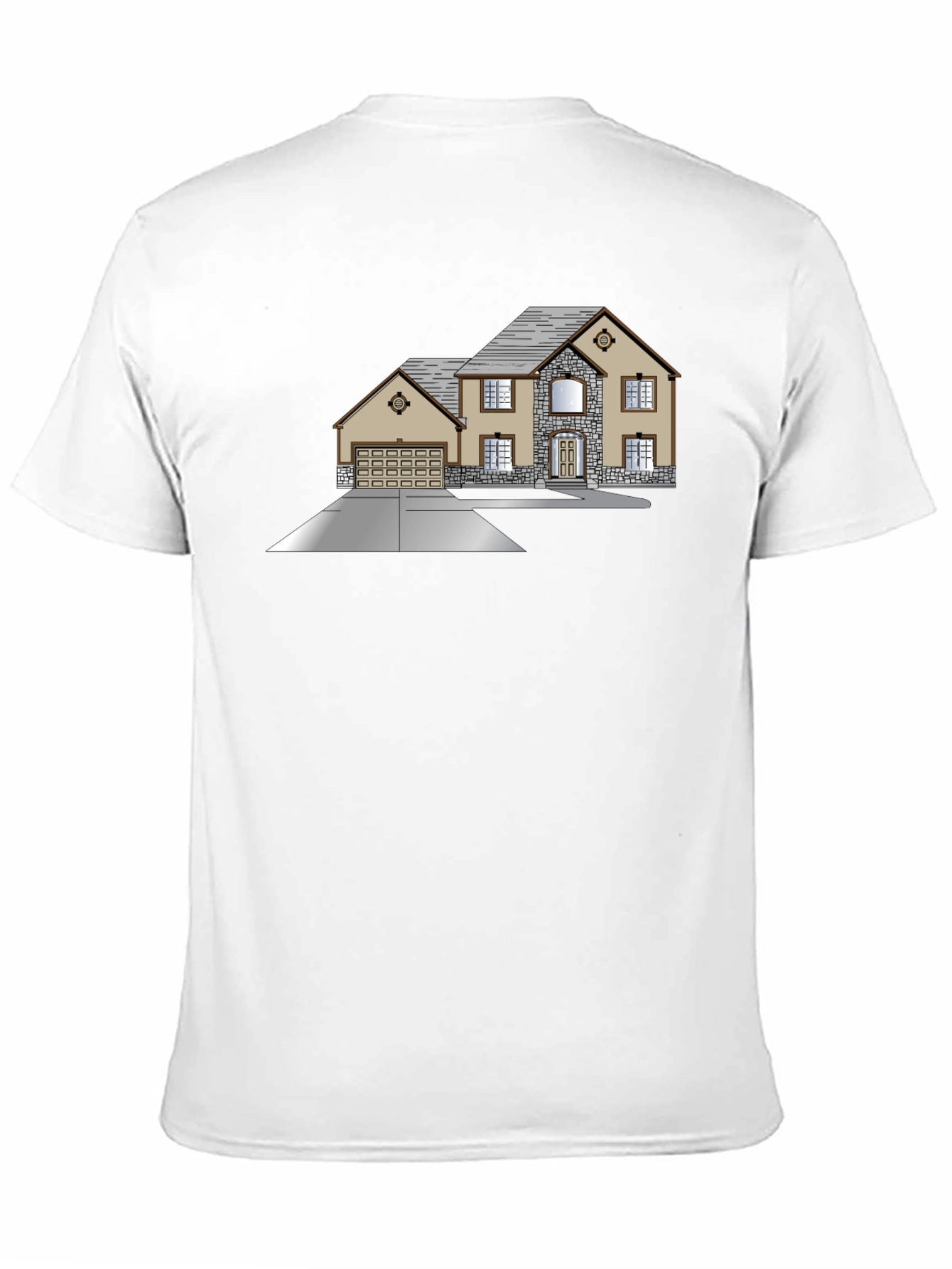 Modern House Graphic T-Shirt - Classic Black Tee