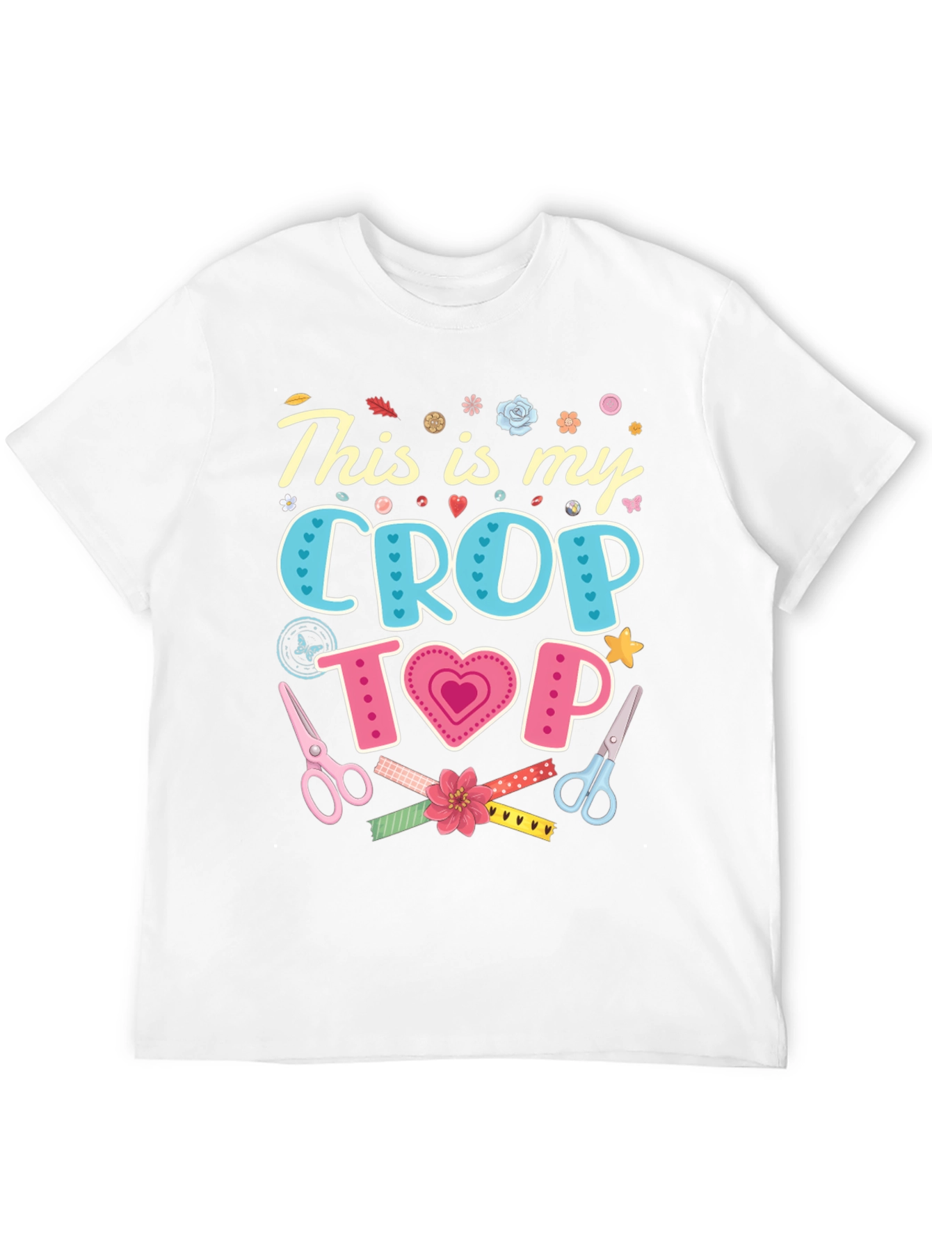 This is My Crop Top Crafting T-Shirt