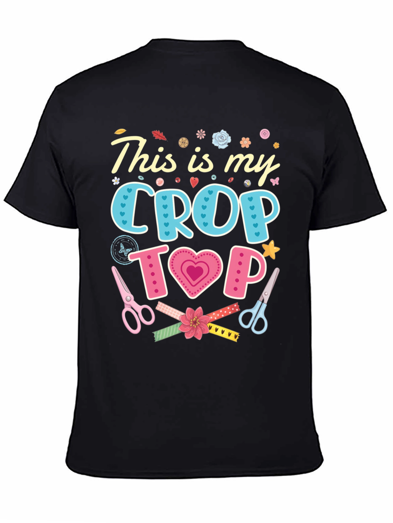 This is My Crop Top Crafting T-Shirt